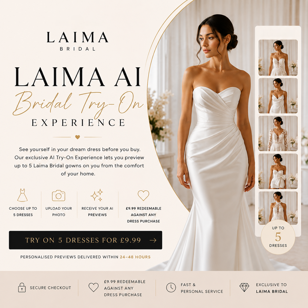 Laima AI Bridal Try-On Experience