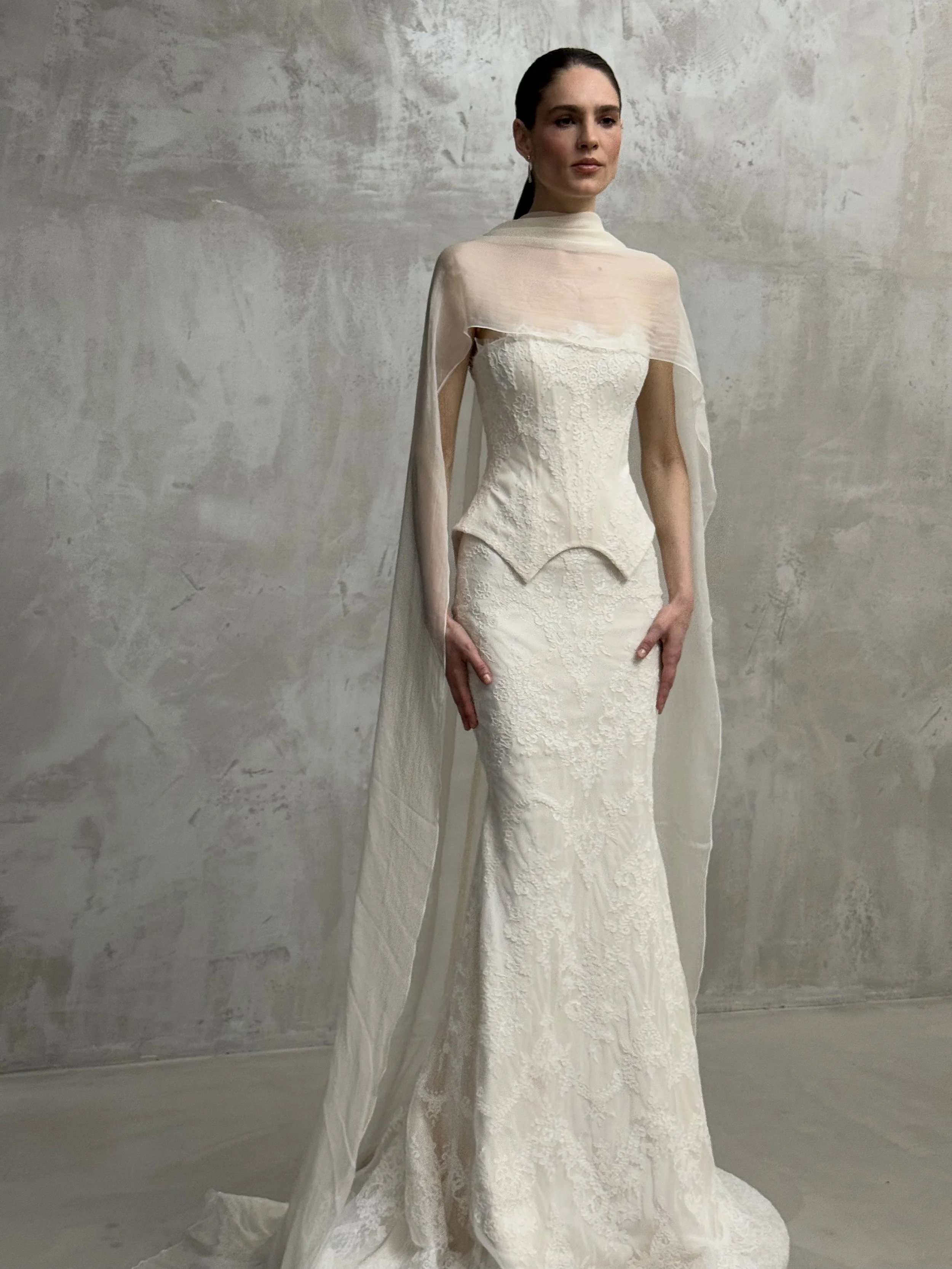 Leme Rara Avis Three-Piece Lace Bridal Separate