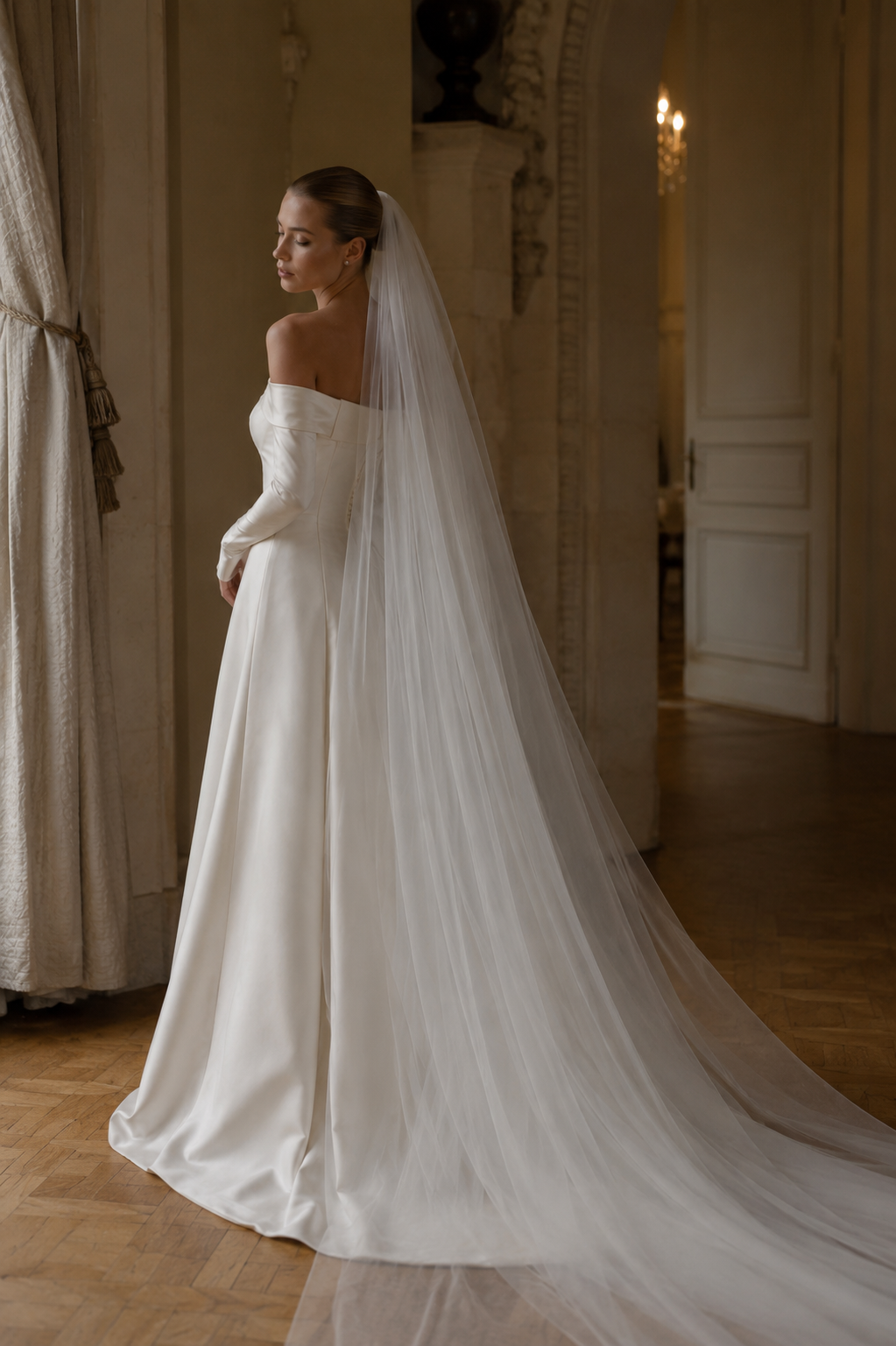 Laima Bridal Luxury Tulle Plain Bridal Veil
