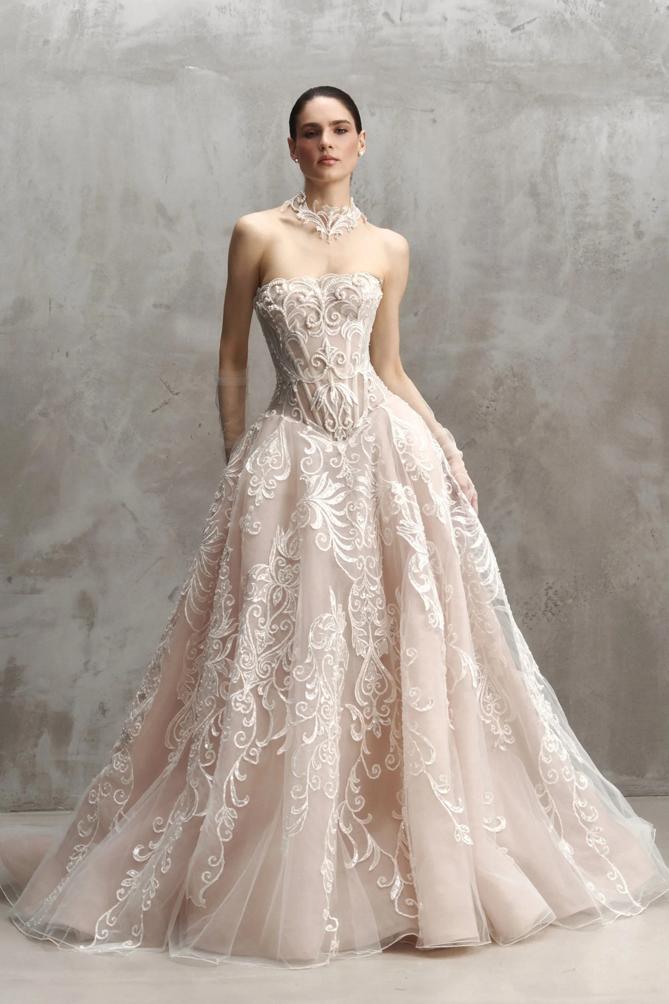 Gaudi Rara Avis Wedding Dress & Choker
