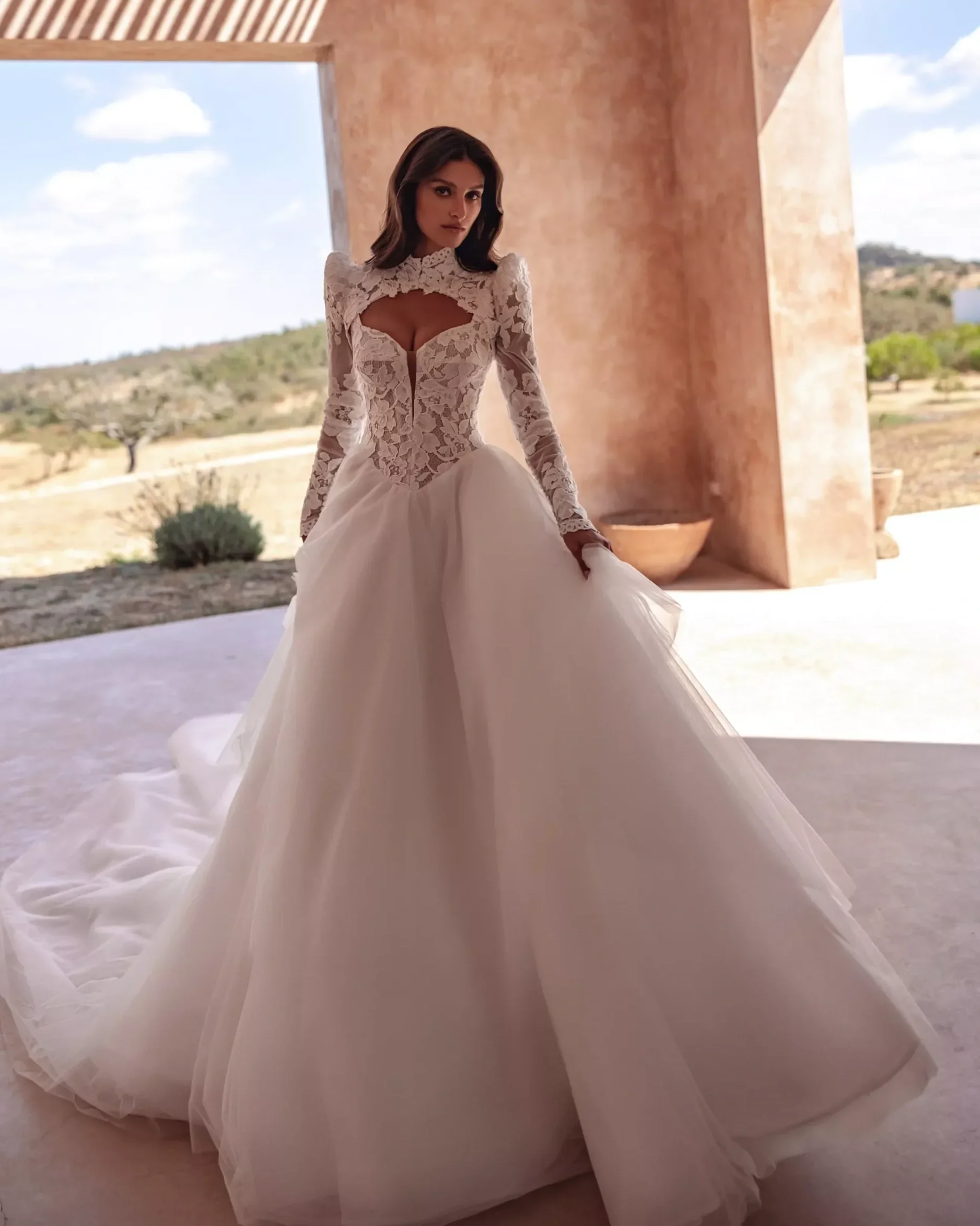 SD-013 – Elena Morar Soft Dreams Lace Corset Ballgown Wedding Dress