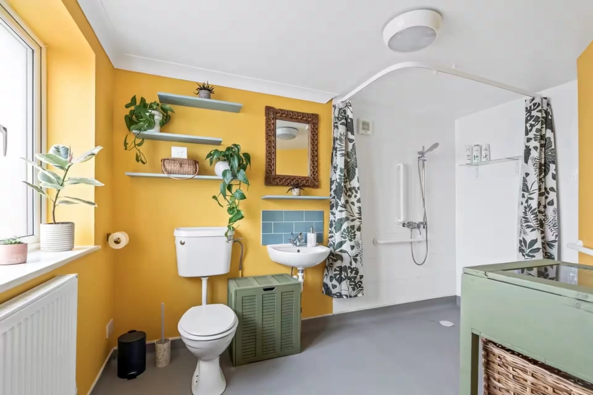 Previously a mobility bathroom, landlord wanting to keep this open plan and at a low cost