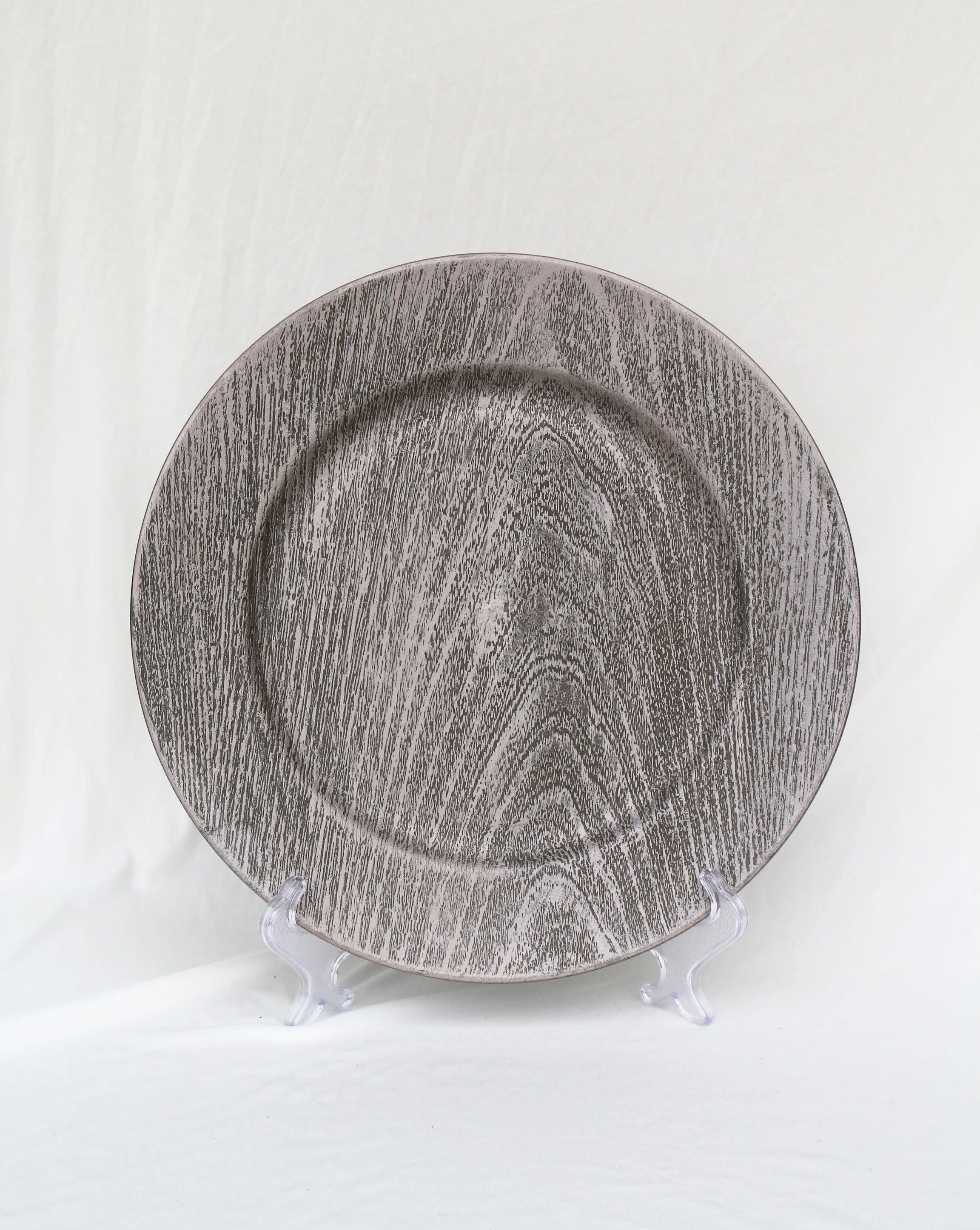 Wood Grain Charger