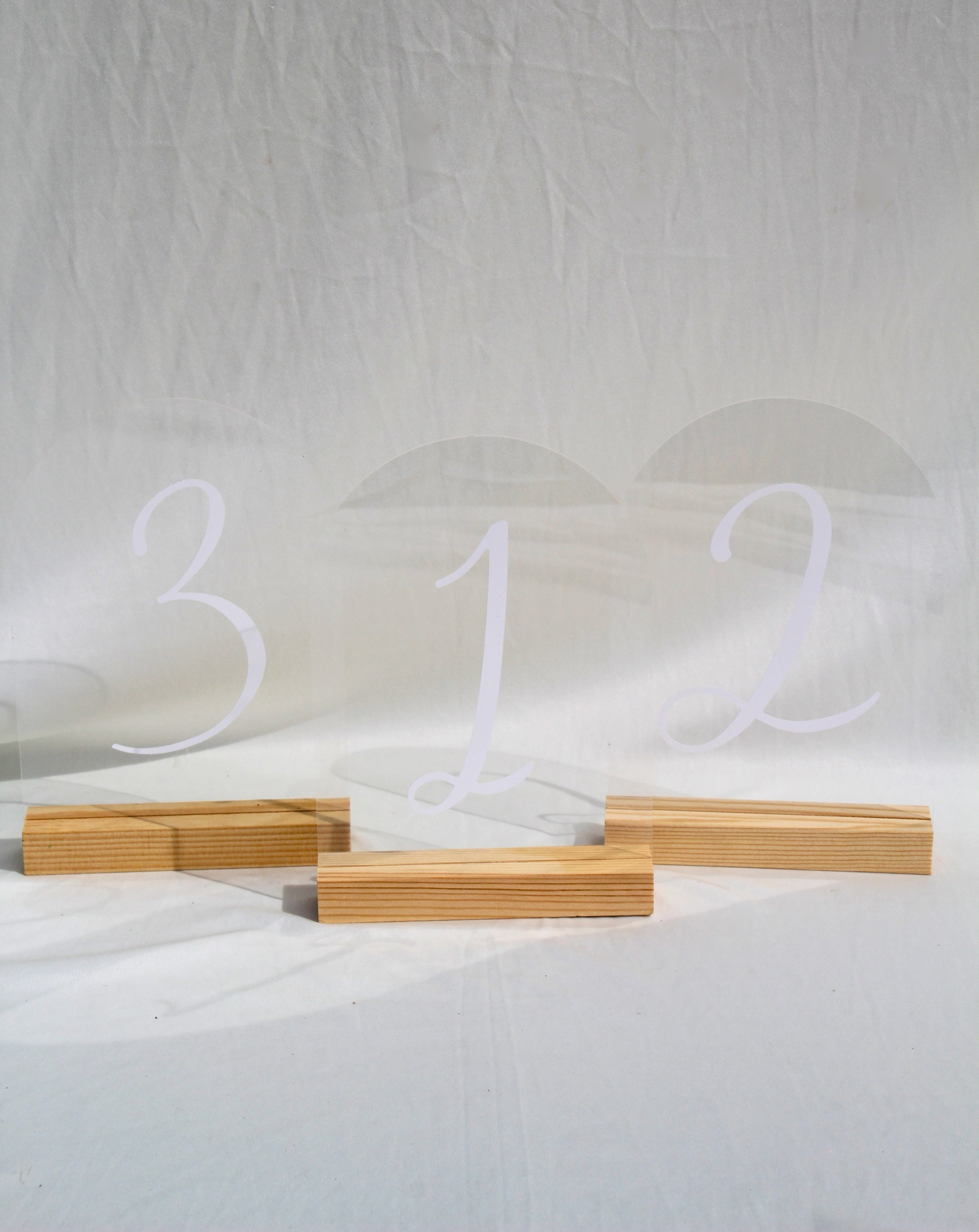 Acrylic Table Number