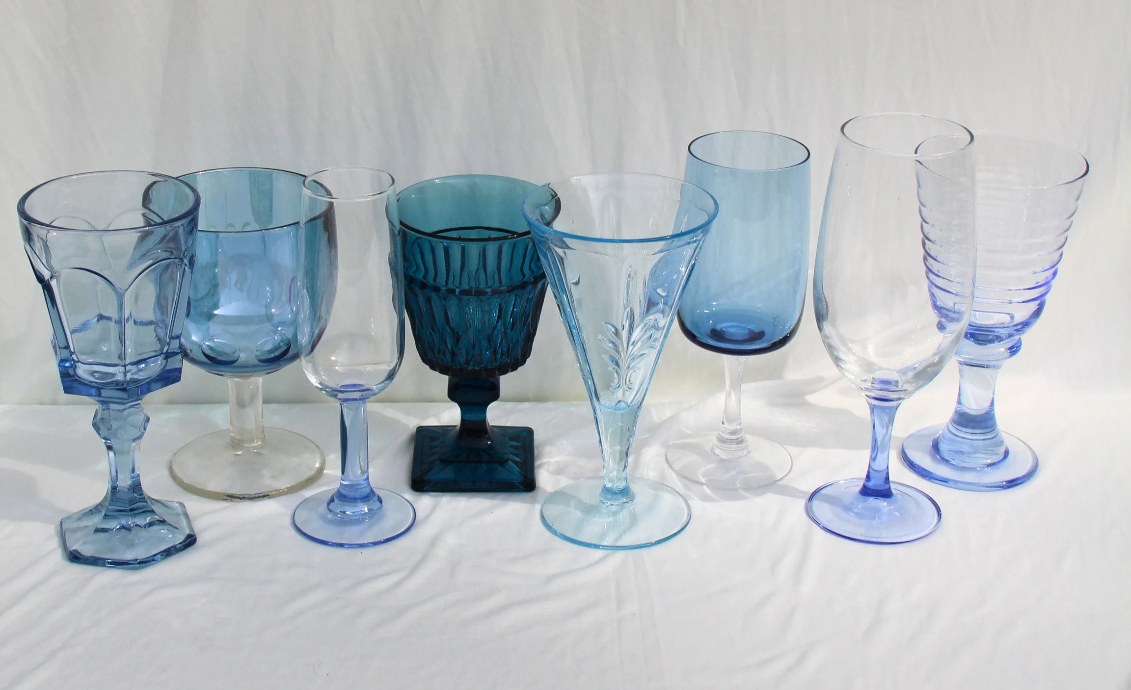 Blue Glassware