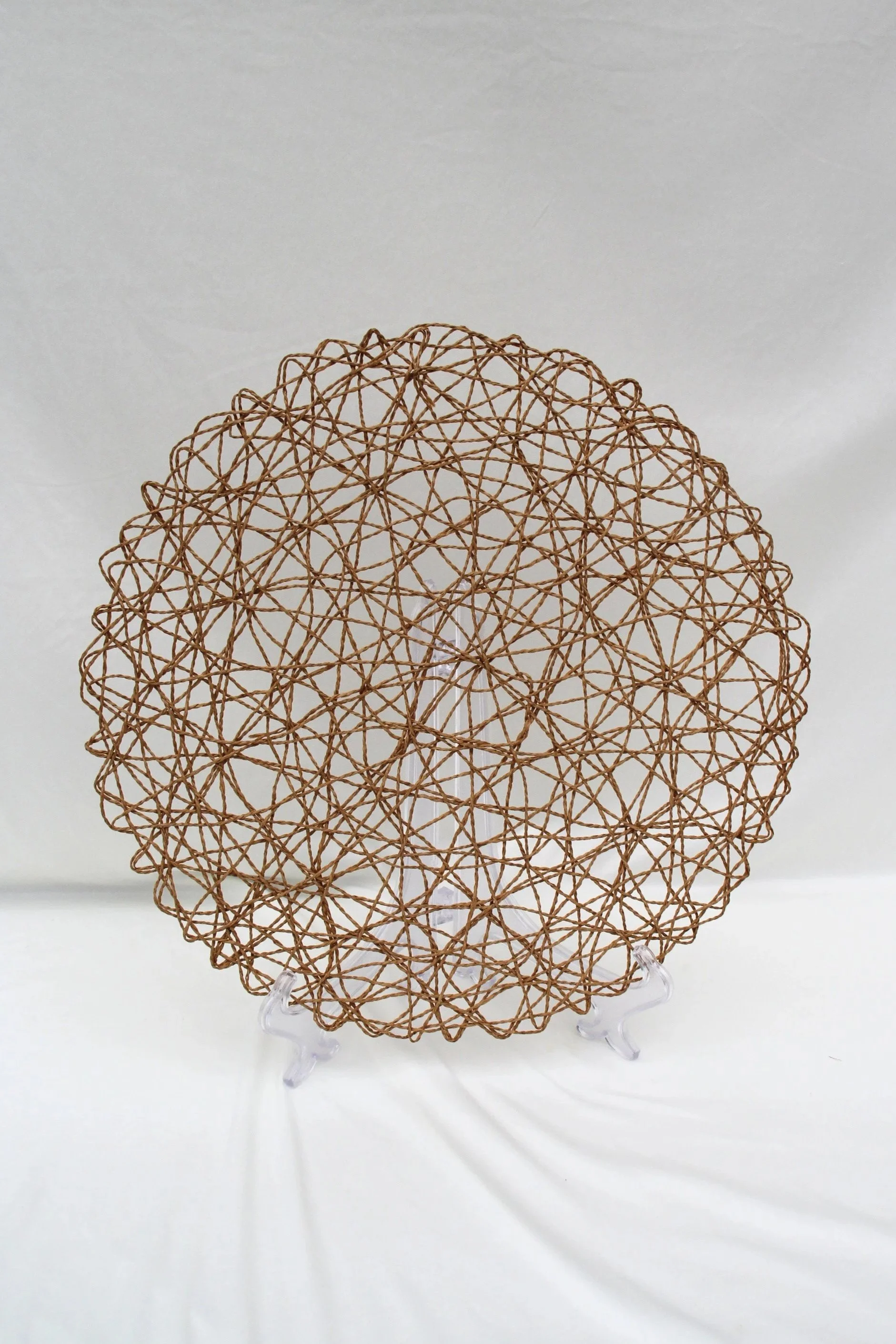 Brown Woven Charger