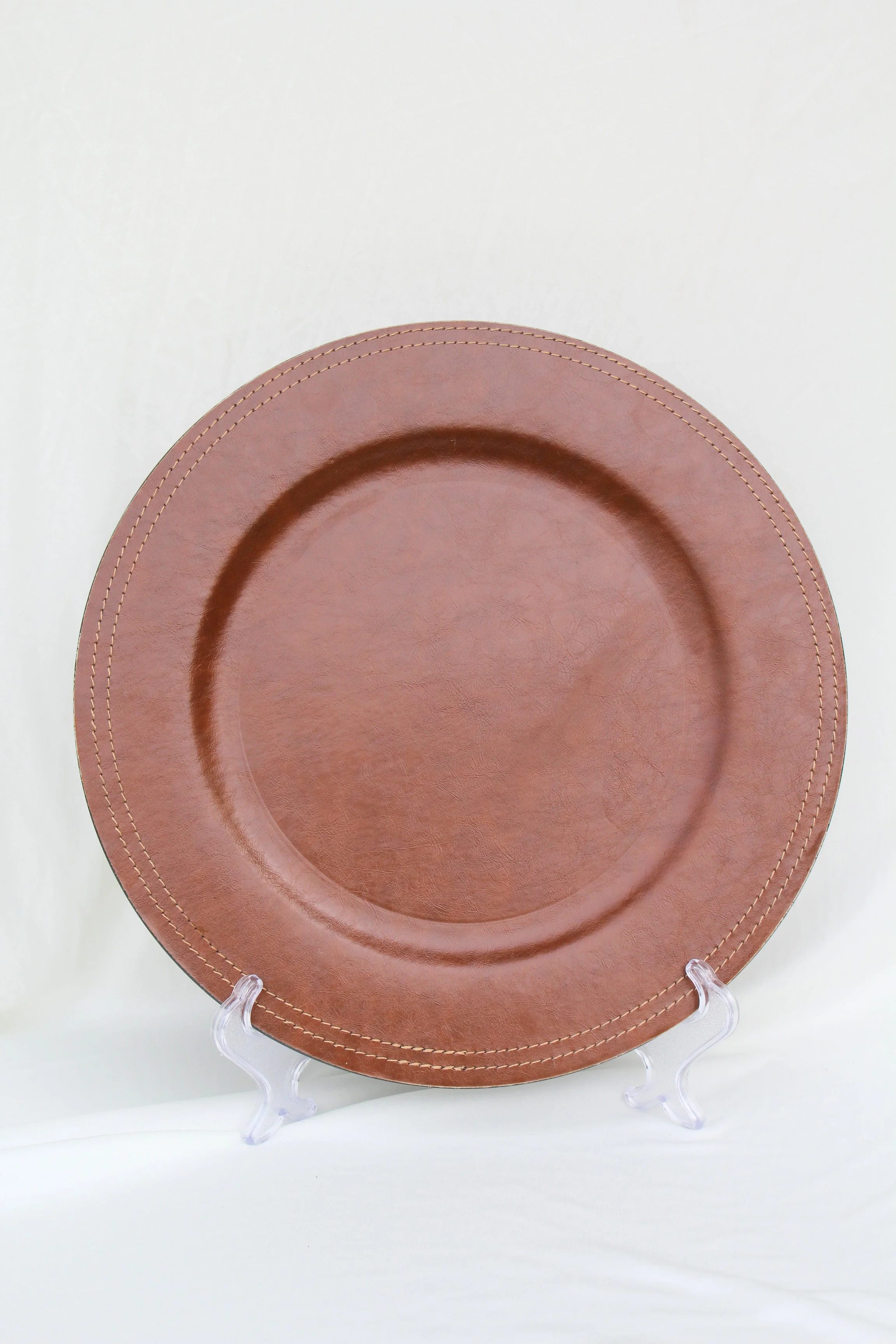 Brown Leather Chargers