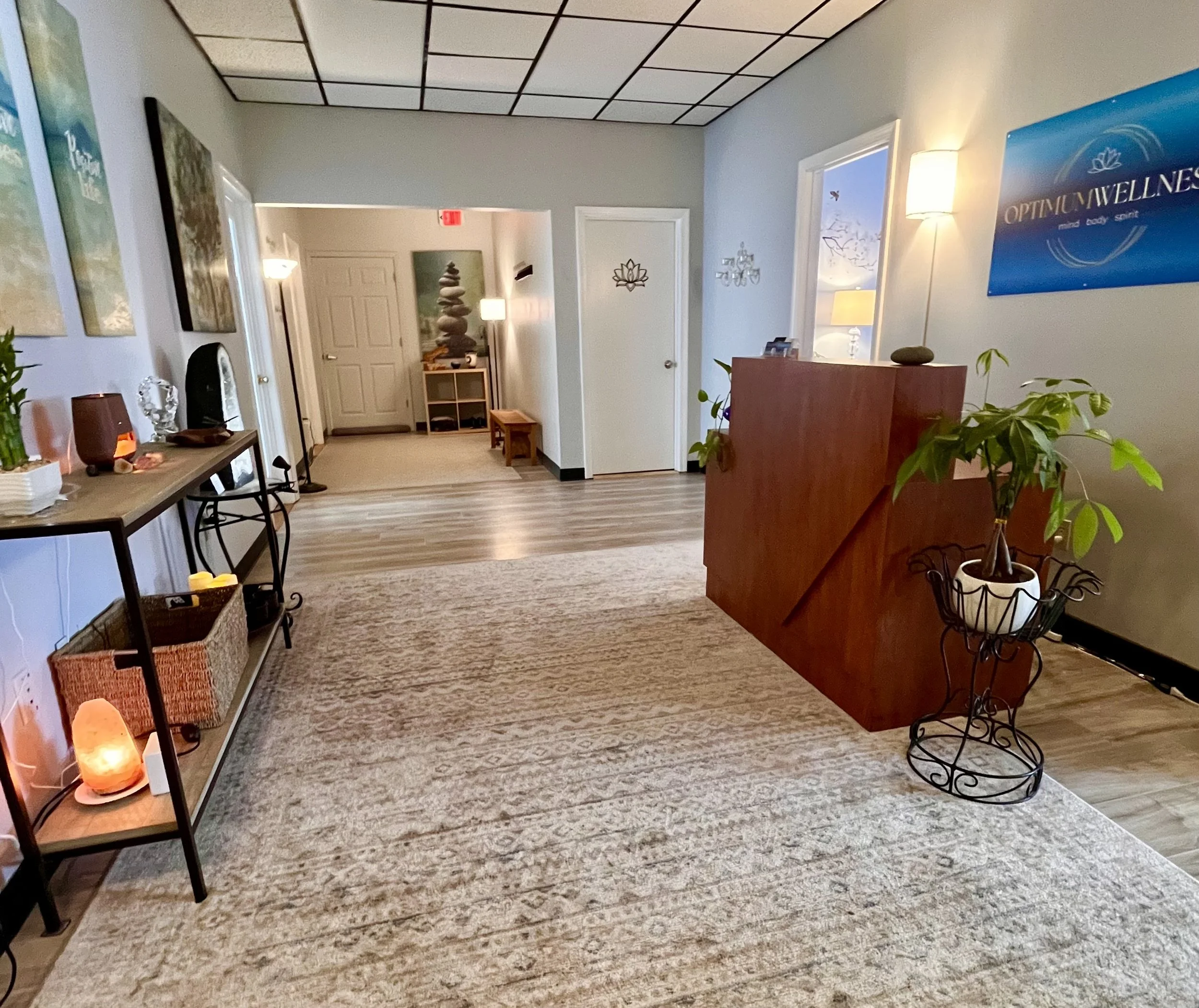 Reception area - WELCOME