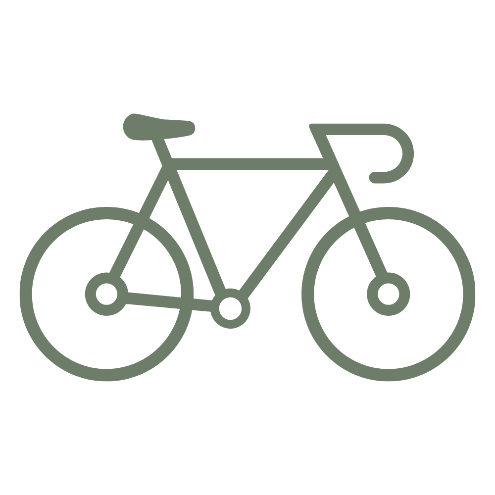 Complimentary bicycles available for exploring Beaufort