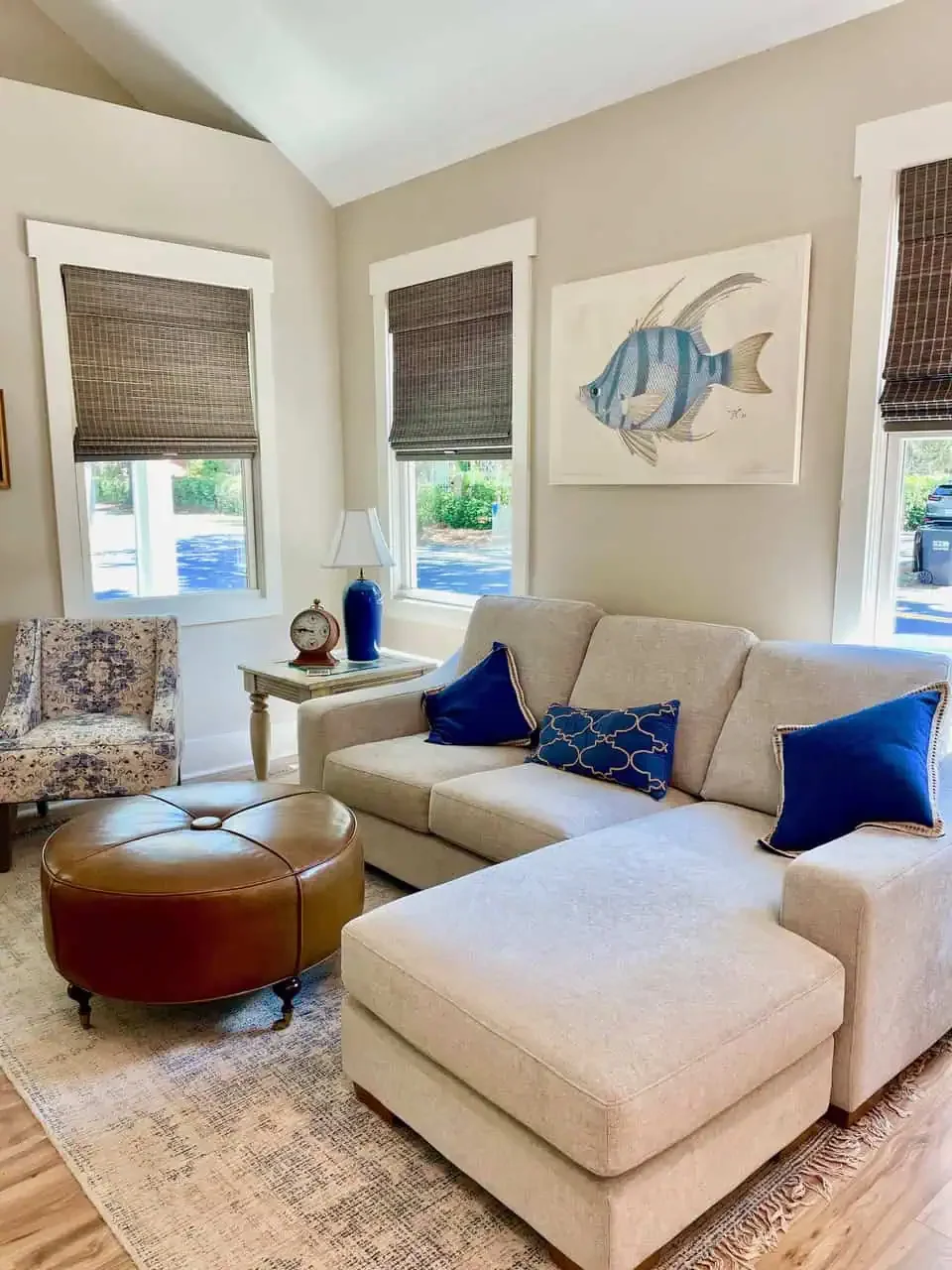 Palm Cottage living area