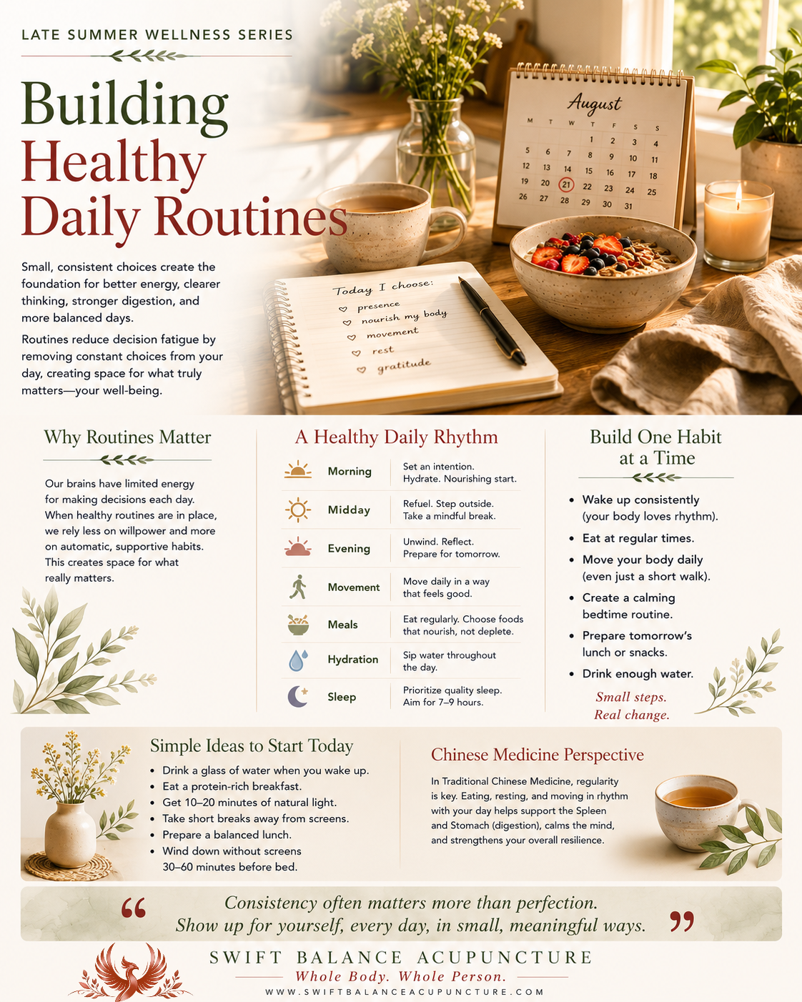 Building Healthy Daily Routines
