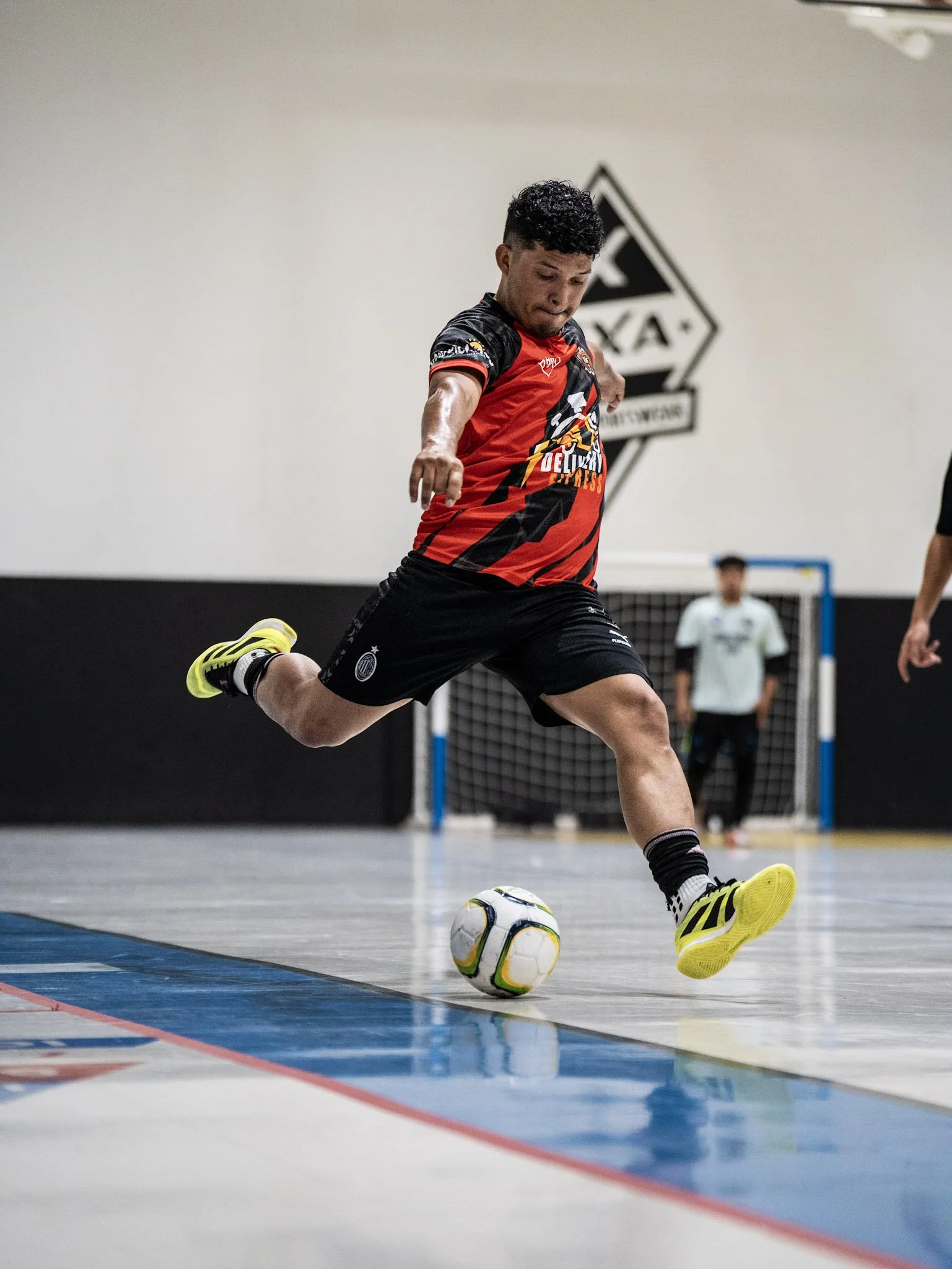 Banda FC attempting a shot on goal.
