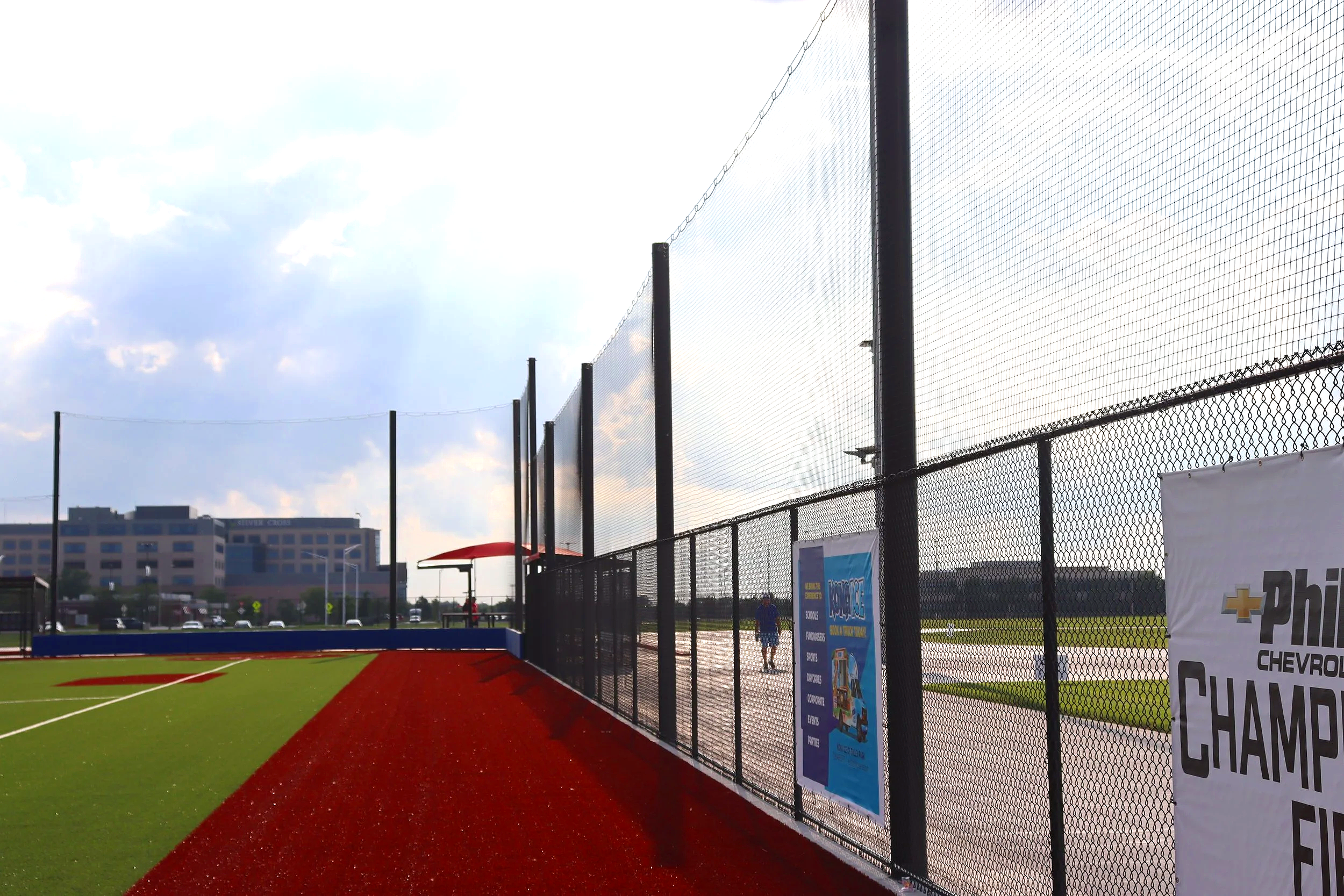 Foul line barrier netting is one of the most important safety investments a baseball facility can make — protecting coaches, base runners, and spectators from errant foul balls every single game. USS supplies professional barrier netting systems for 