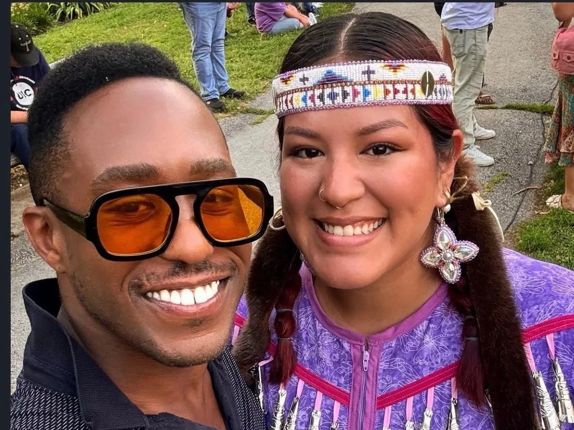 Photo at an Indigenous gathering