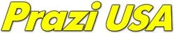 Text reading 'Prazi USA' in yellow font with a black outline
