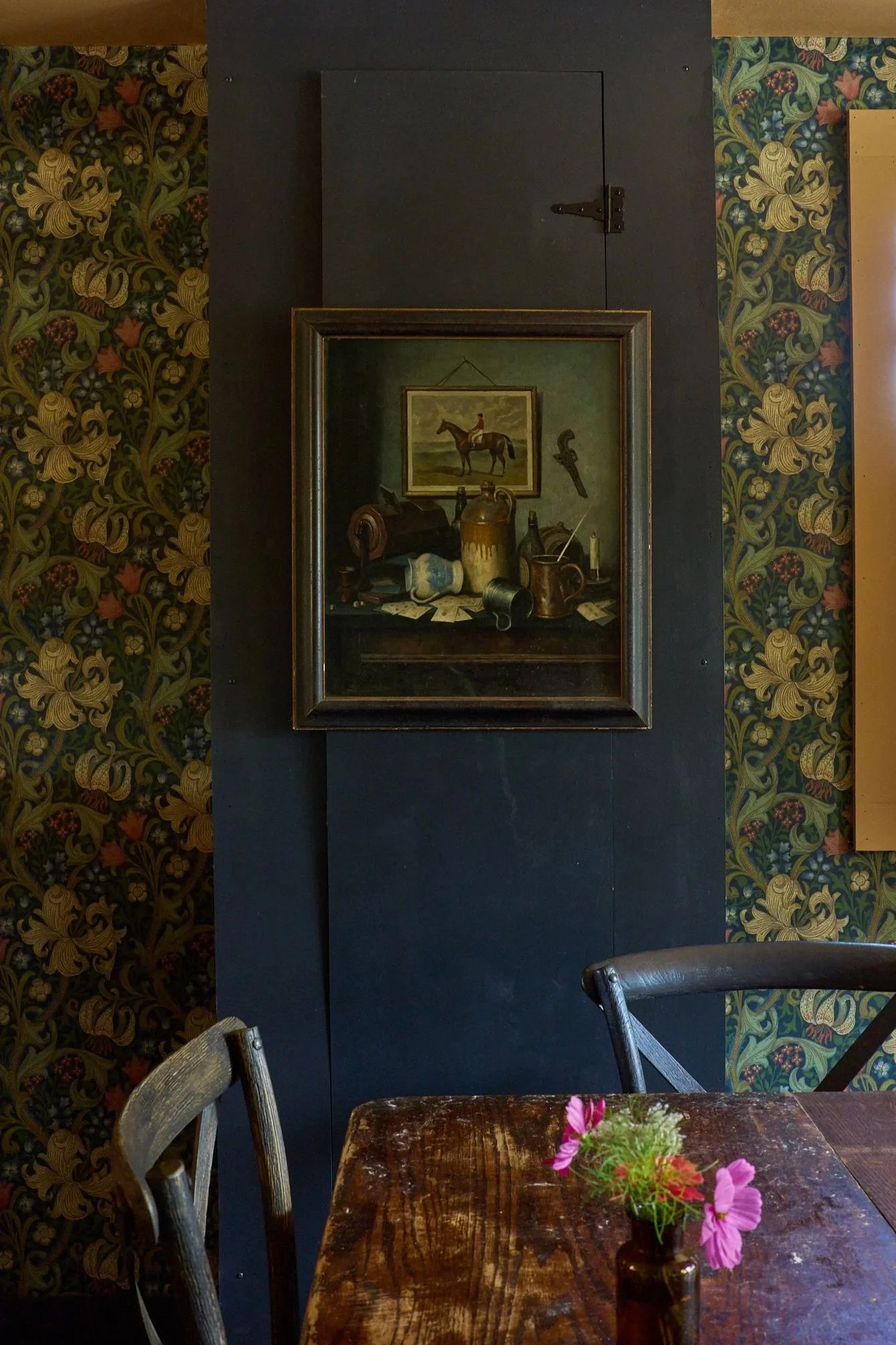 Interior of The Tavern at Liberty Farms, a restored country tavern in Ghent, NY