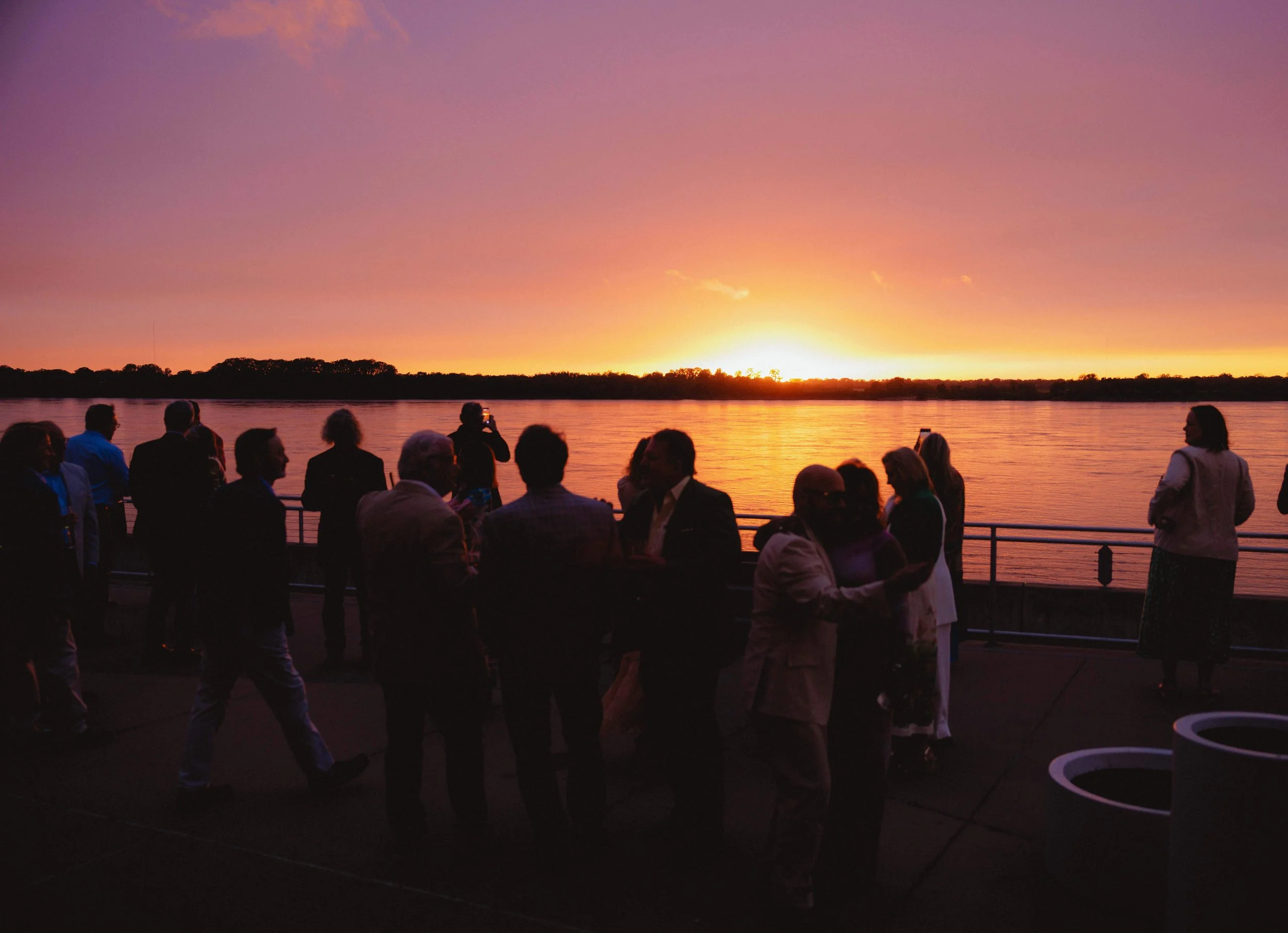 Sunsets at Beale Street Landing