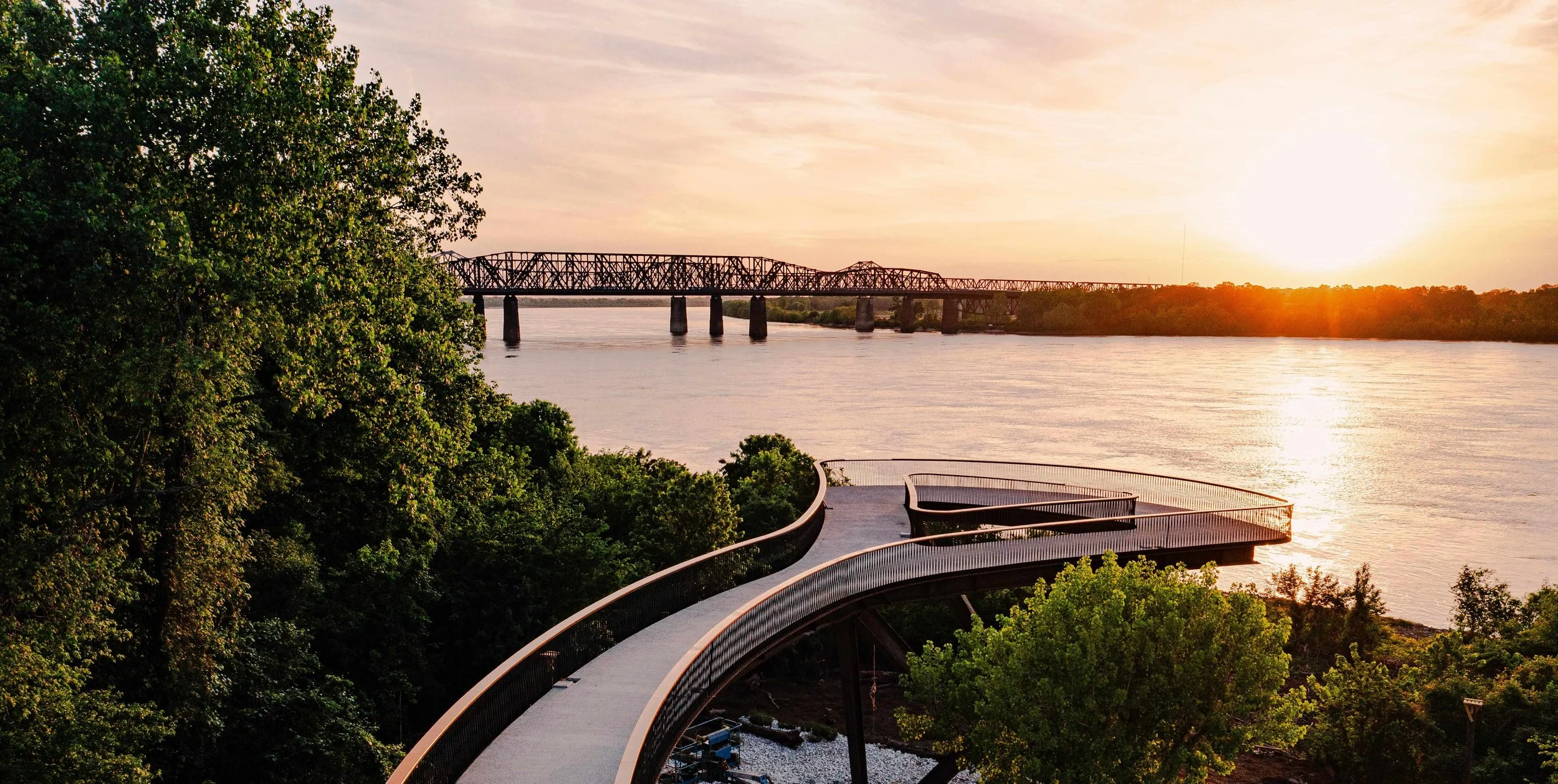 The Memphis Flyway Opens in Tom Lee Park, Providing a New Unparalleled View of the Mississippi River