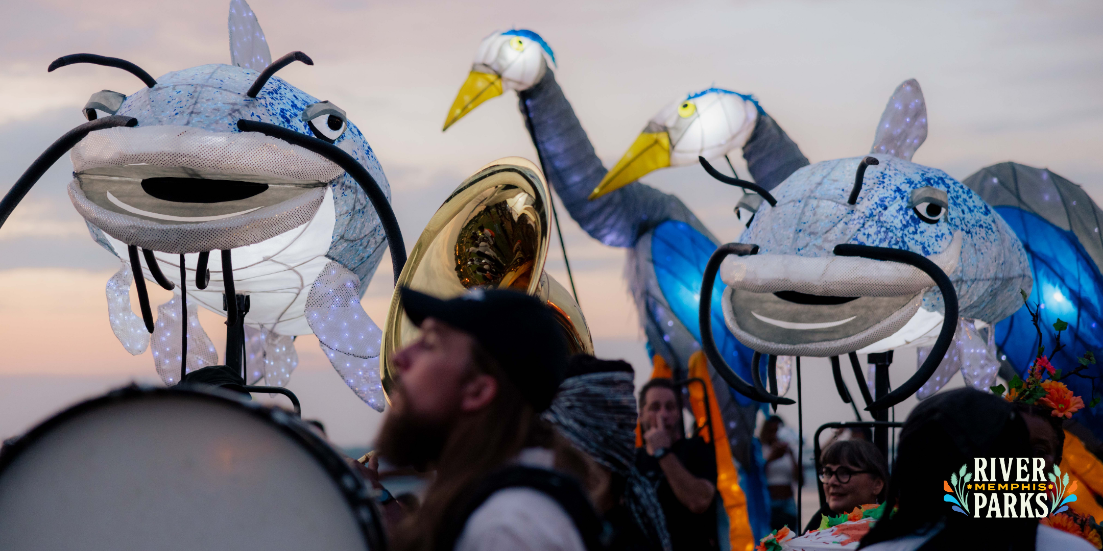 Tom Lee’s Mississippi River Gumption Revival Lantern Parade
