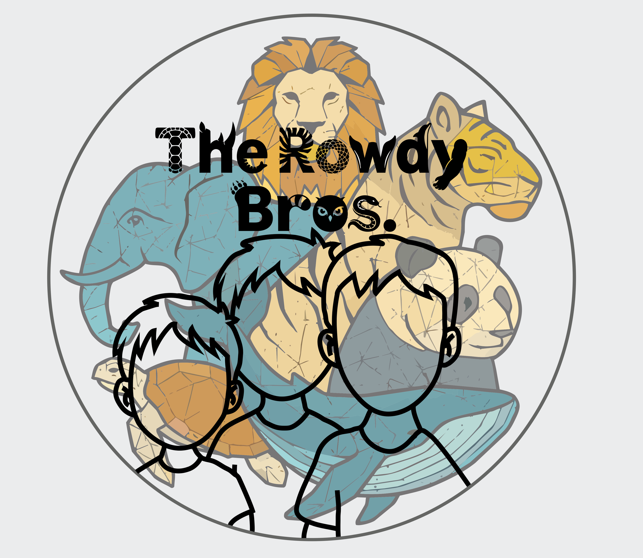 Rowdy Bros Stickers