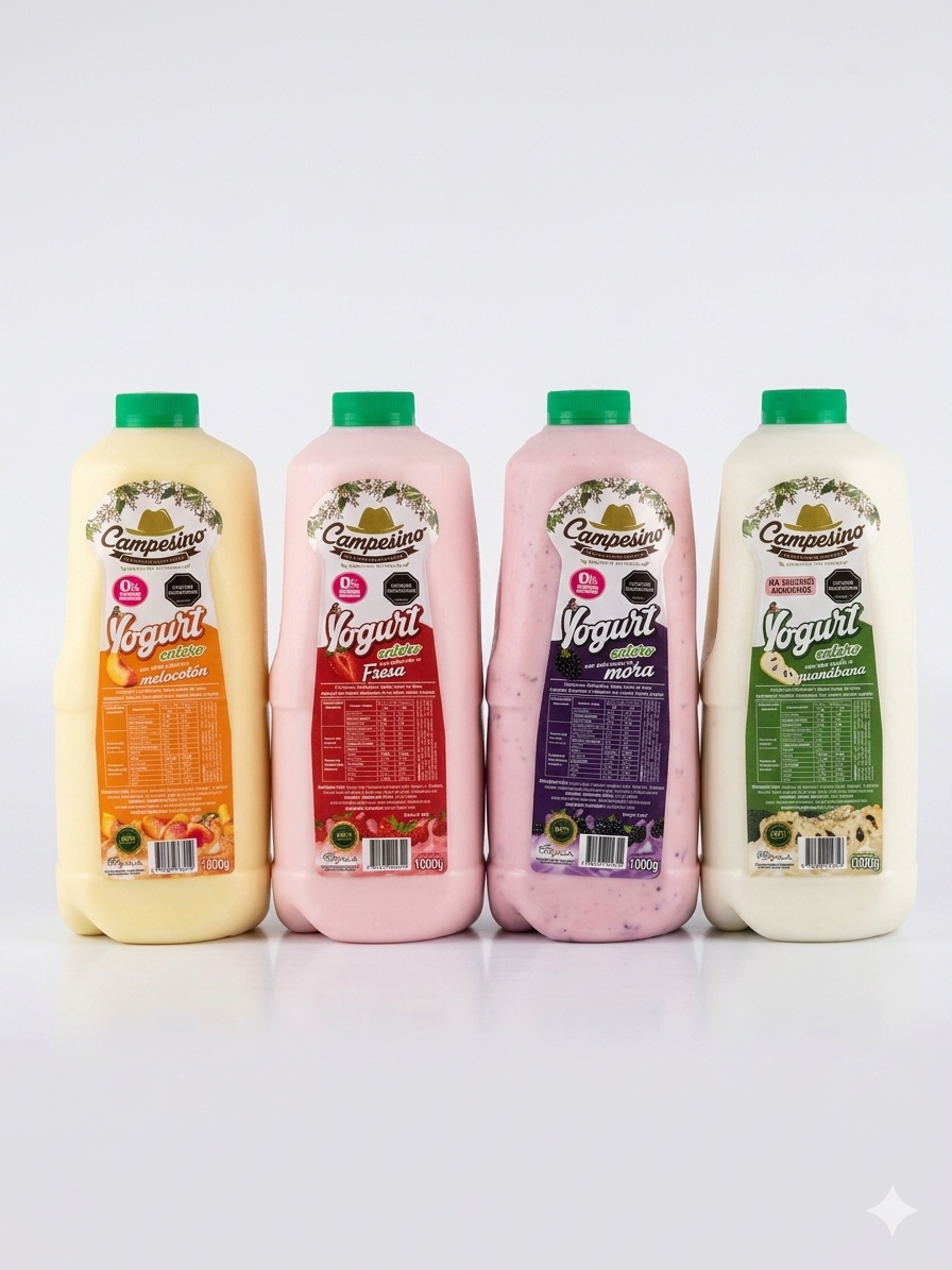 Yogur Entero Garrafa 1800g