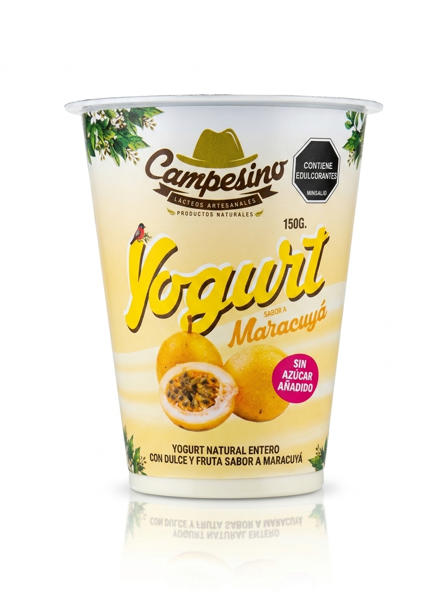 Vaso Yogurt 150g - Sabor Maracuyá