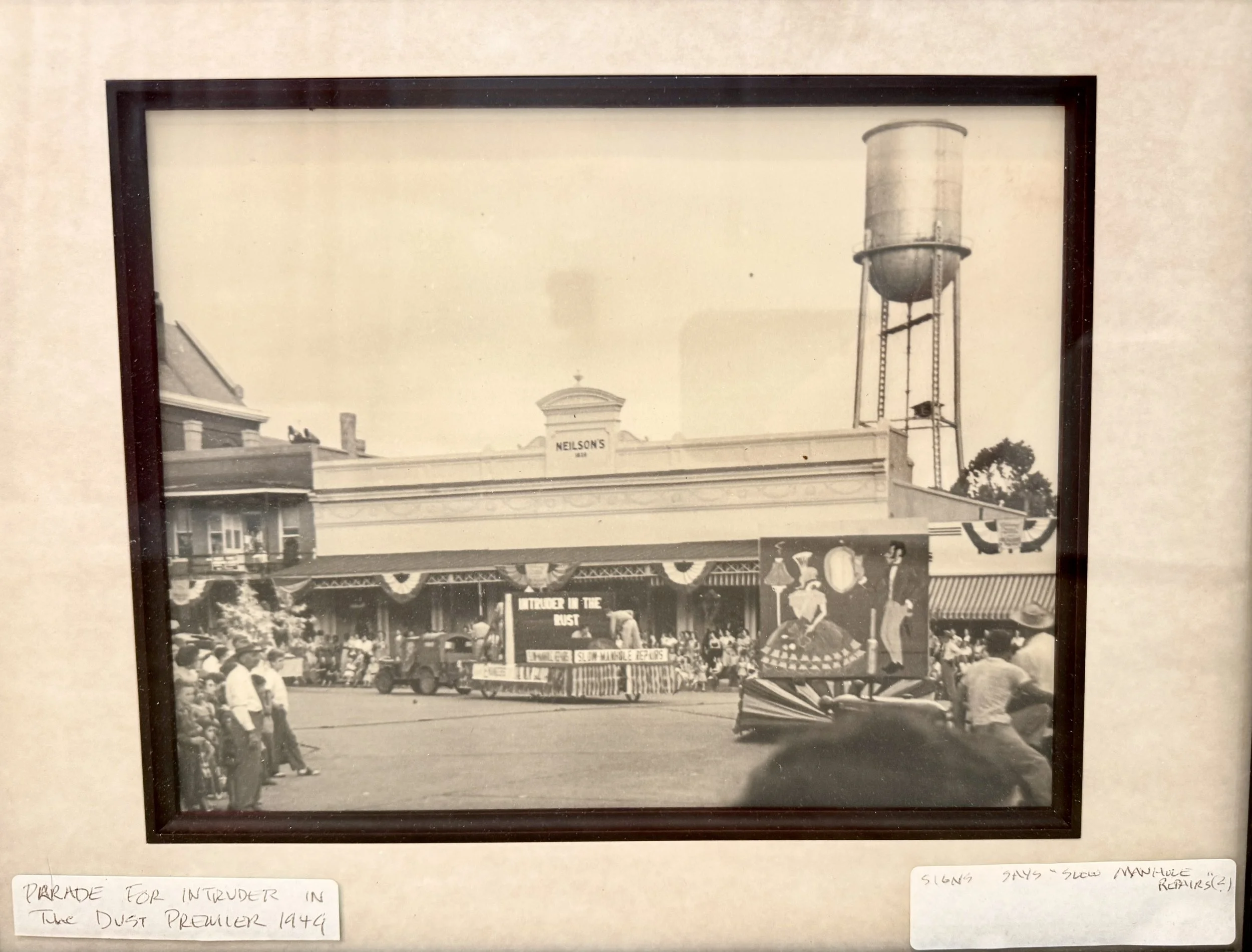 Early photograph of Nielsen's Department Store in Oxford, Mississippi