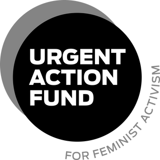 Urgent Action Fund for Feminist Activists logo in black on a white background.