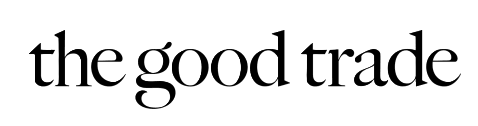 The Good Trade logo in black text on a transparent background