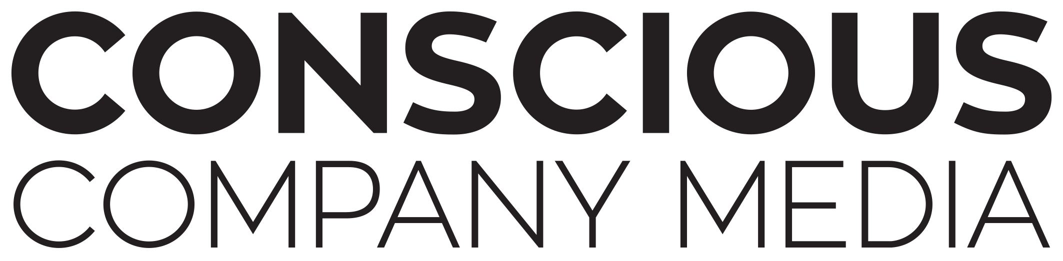 Conscious Company Media logo in black text on a transparent background.