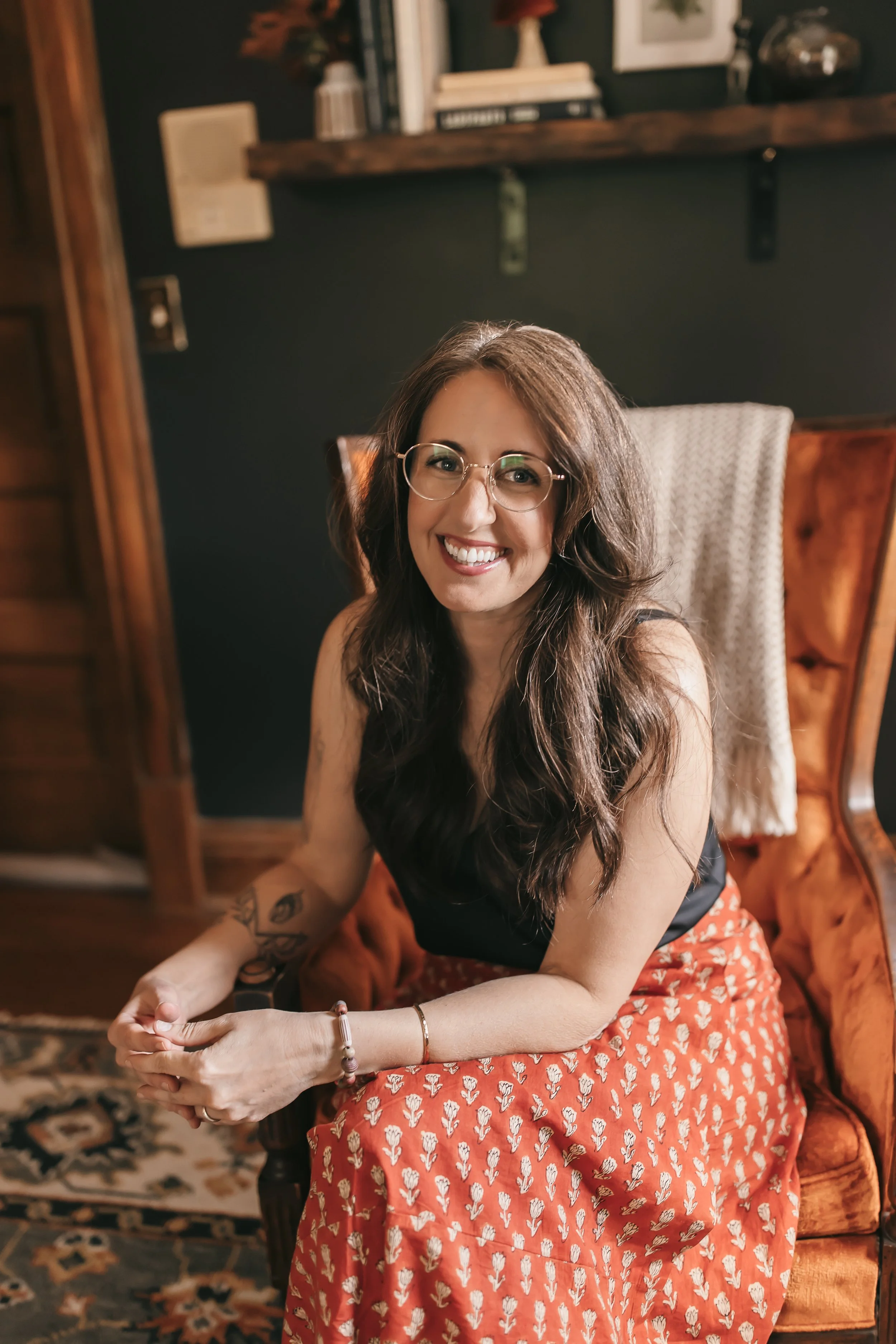 Holly Watson, Marriage and Family Therapist, in her office