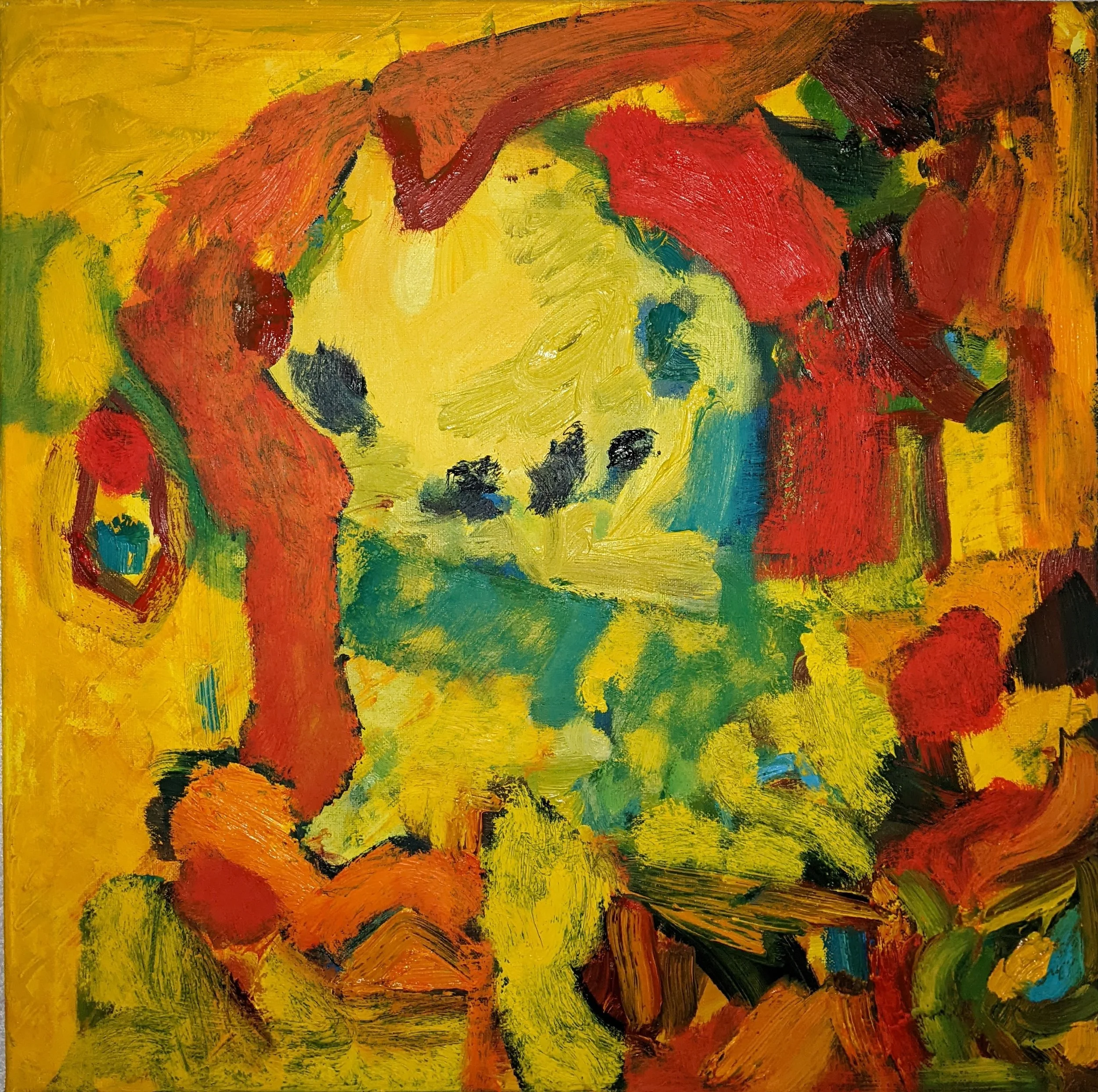 INDIGENOUS PEACE, 2022 | oil on canvas | 20 x 20 inches