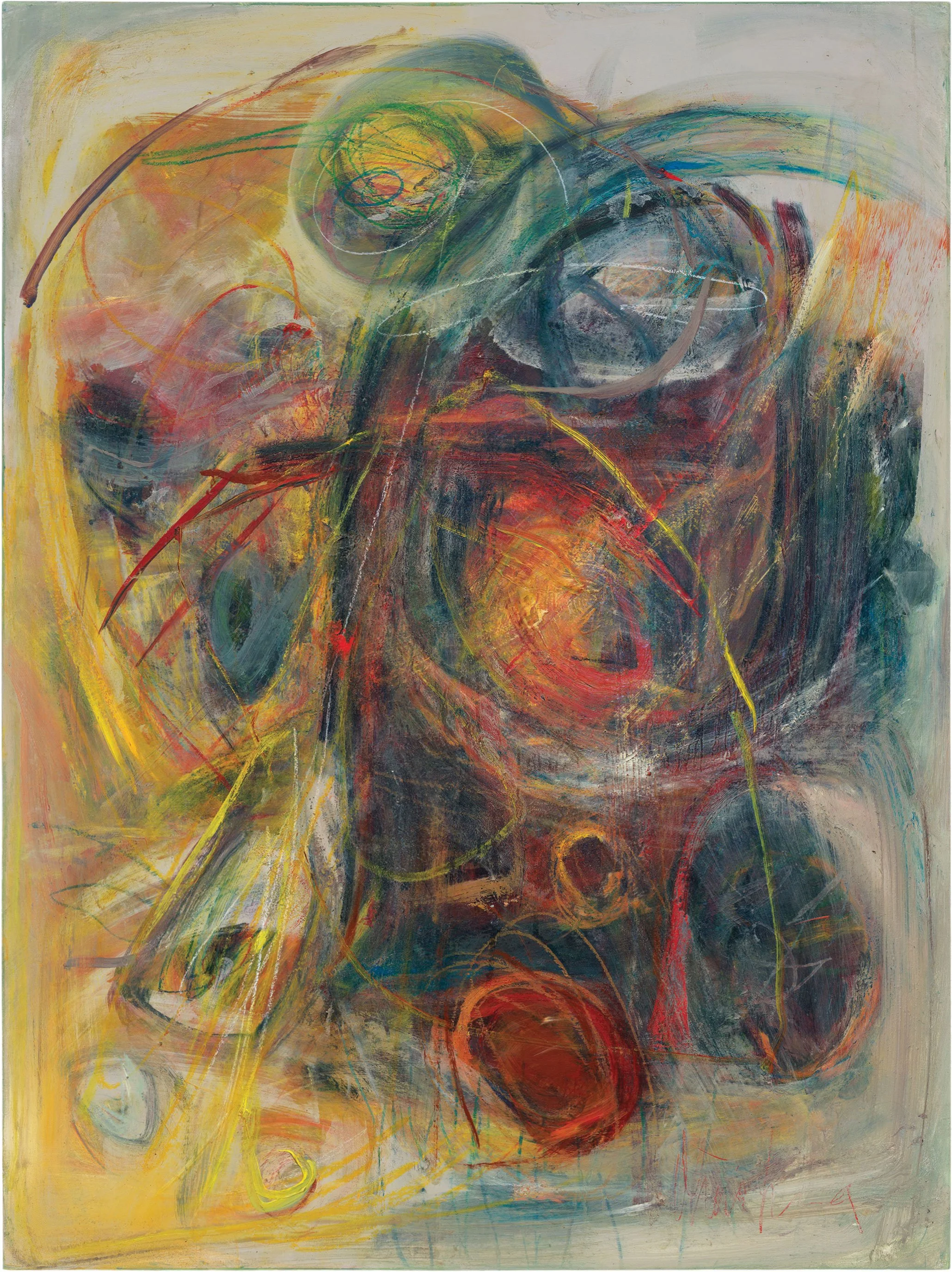 Live bravely, 2025 | mixed media on canvas | 36 x 48 inches