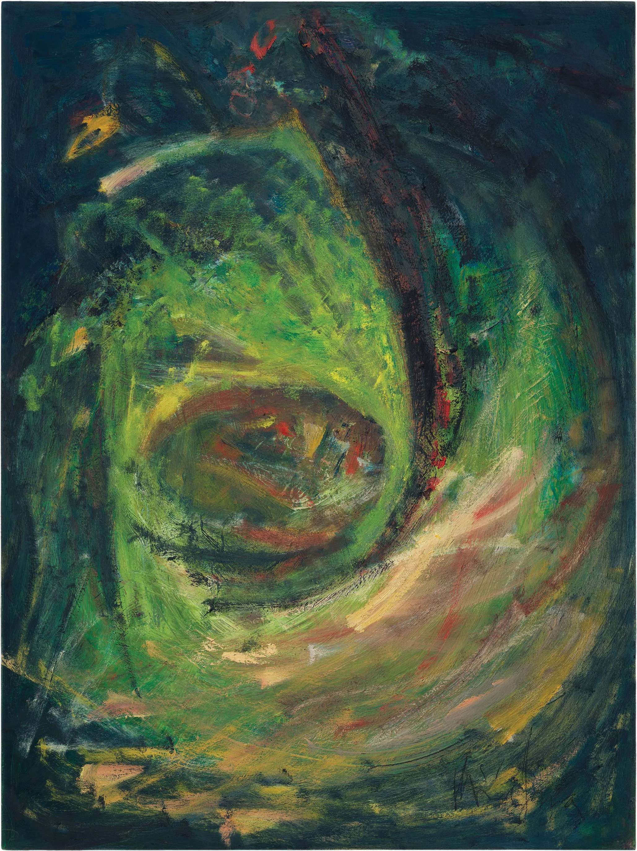 What is within, 2025 | mixed media on canvas | 36 x 48 inches