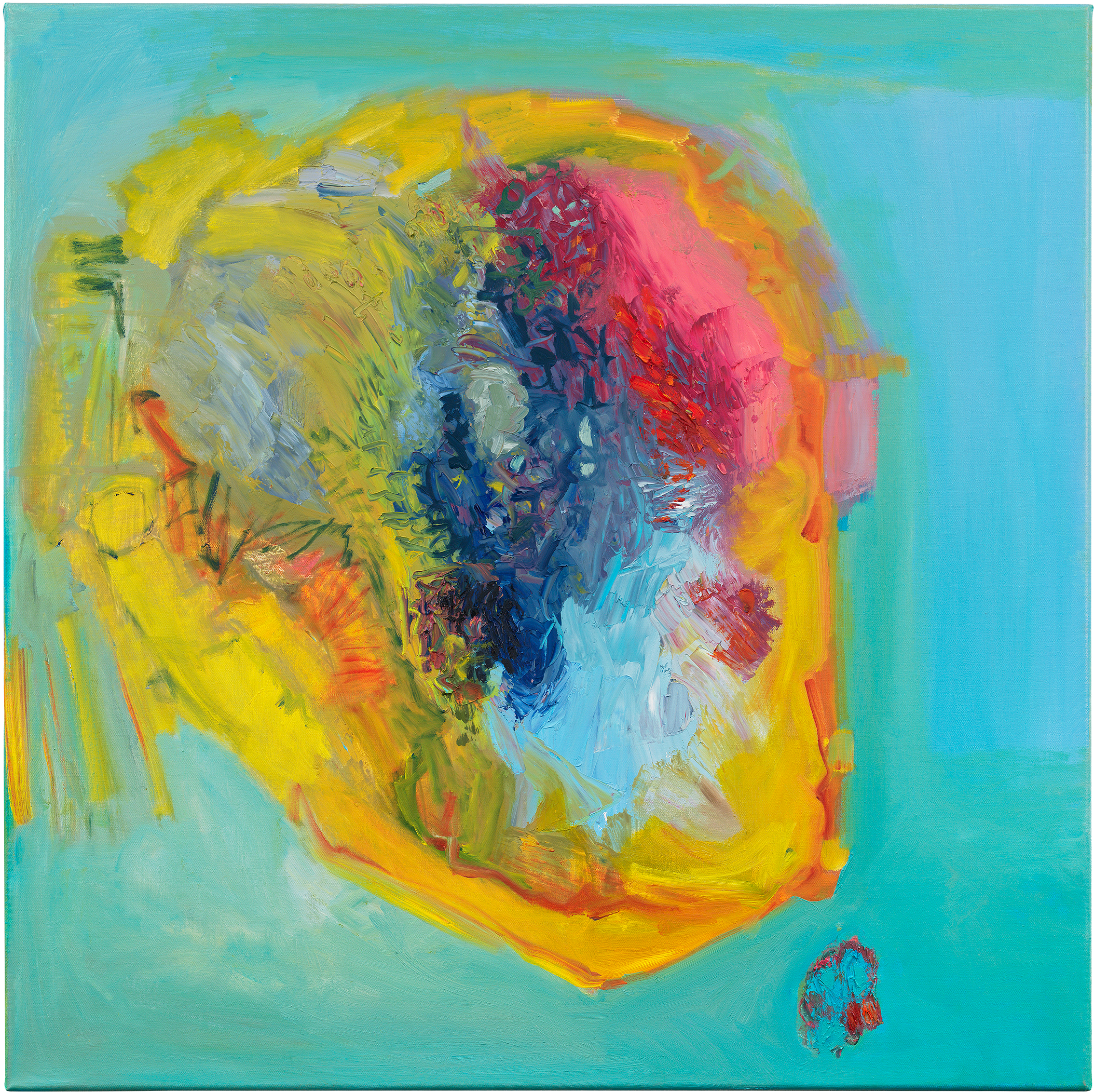 JASMINE TEA, 2024 | oil on canvas | 30 x 30 inches