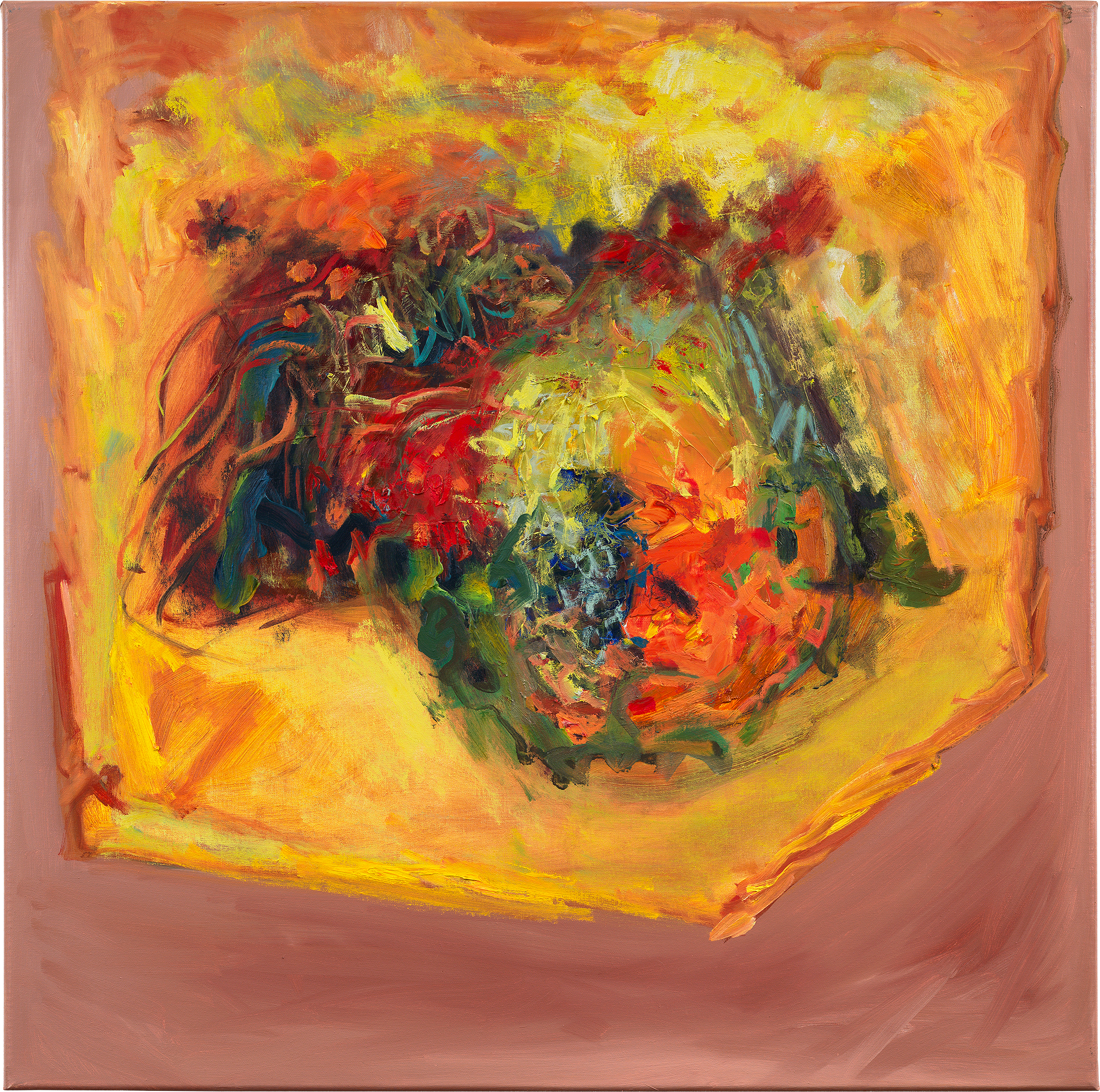 FORGIVENESS SIGHS, 2024 | oil on canvas | 30 x 30 inches