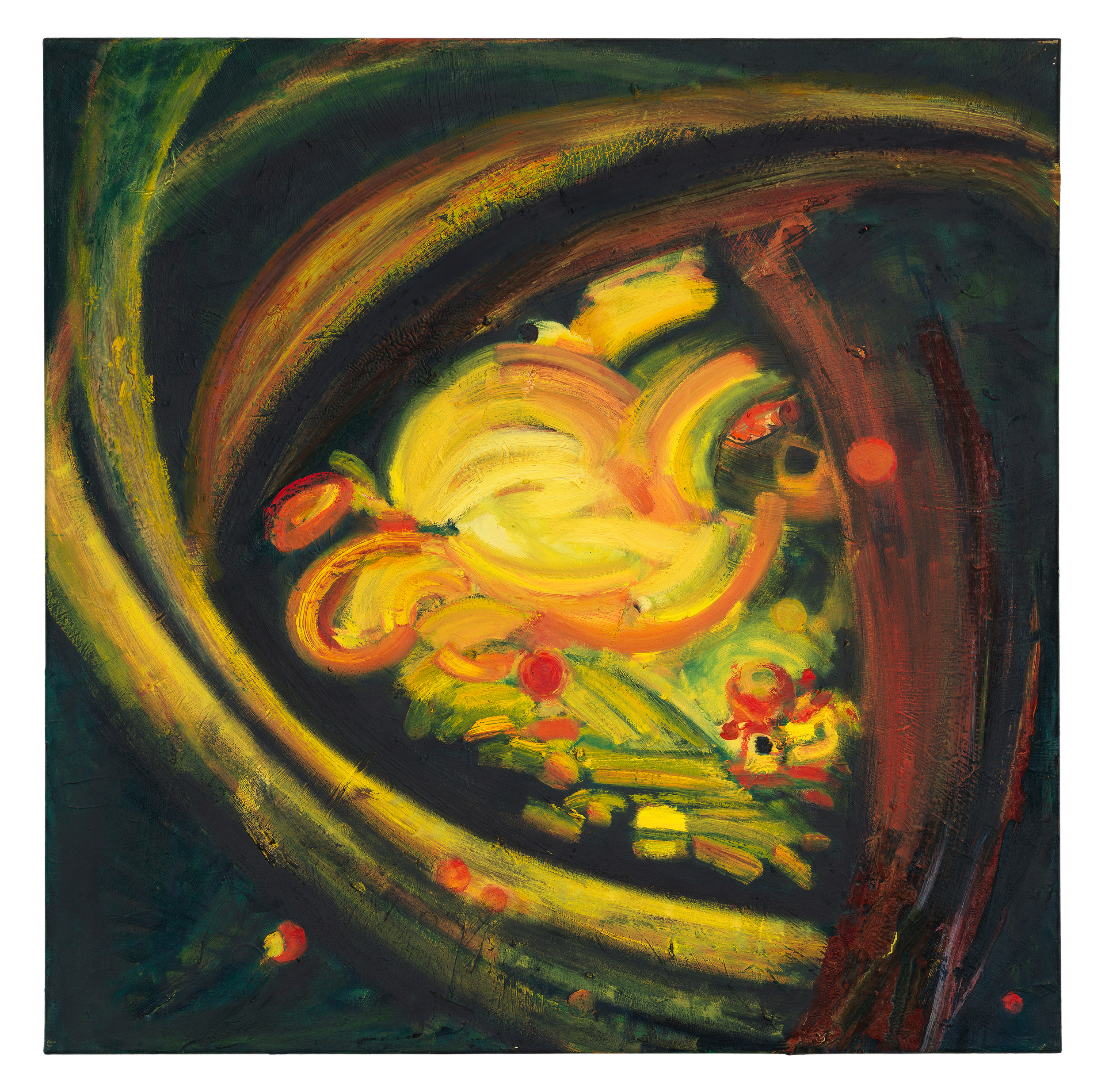 heaven is underfoot, 2024 | oil on linen | 30 x 30 inches