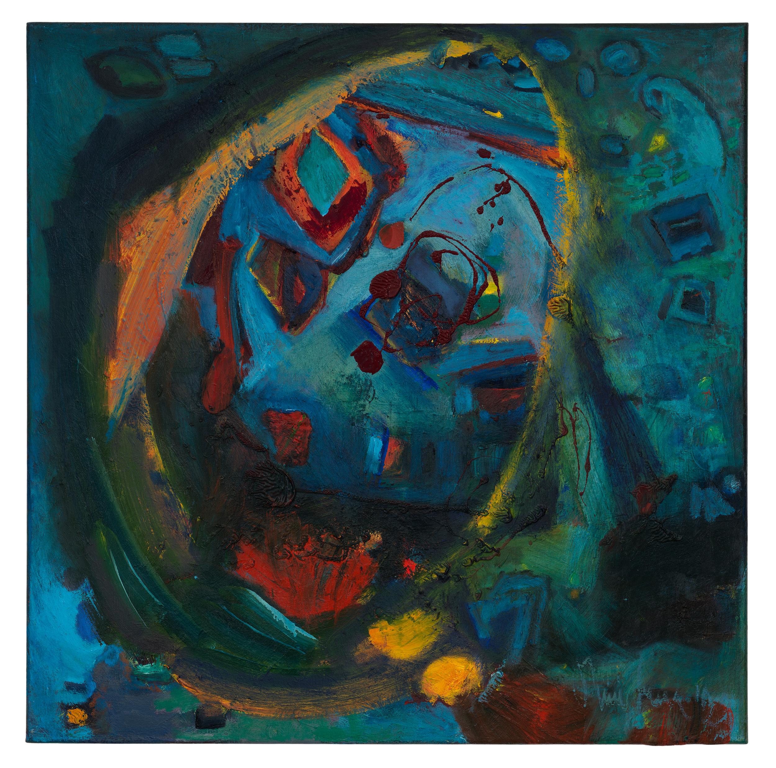 time shared, 2024 | oil on linen | 30 x 30 inches