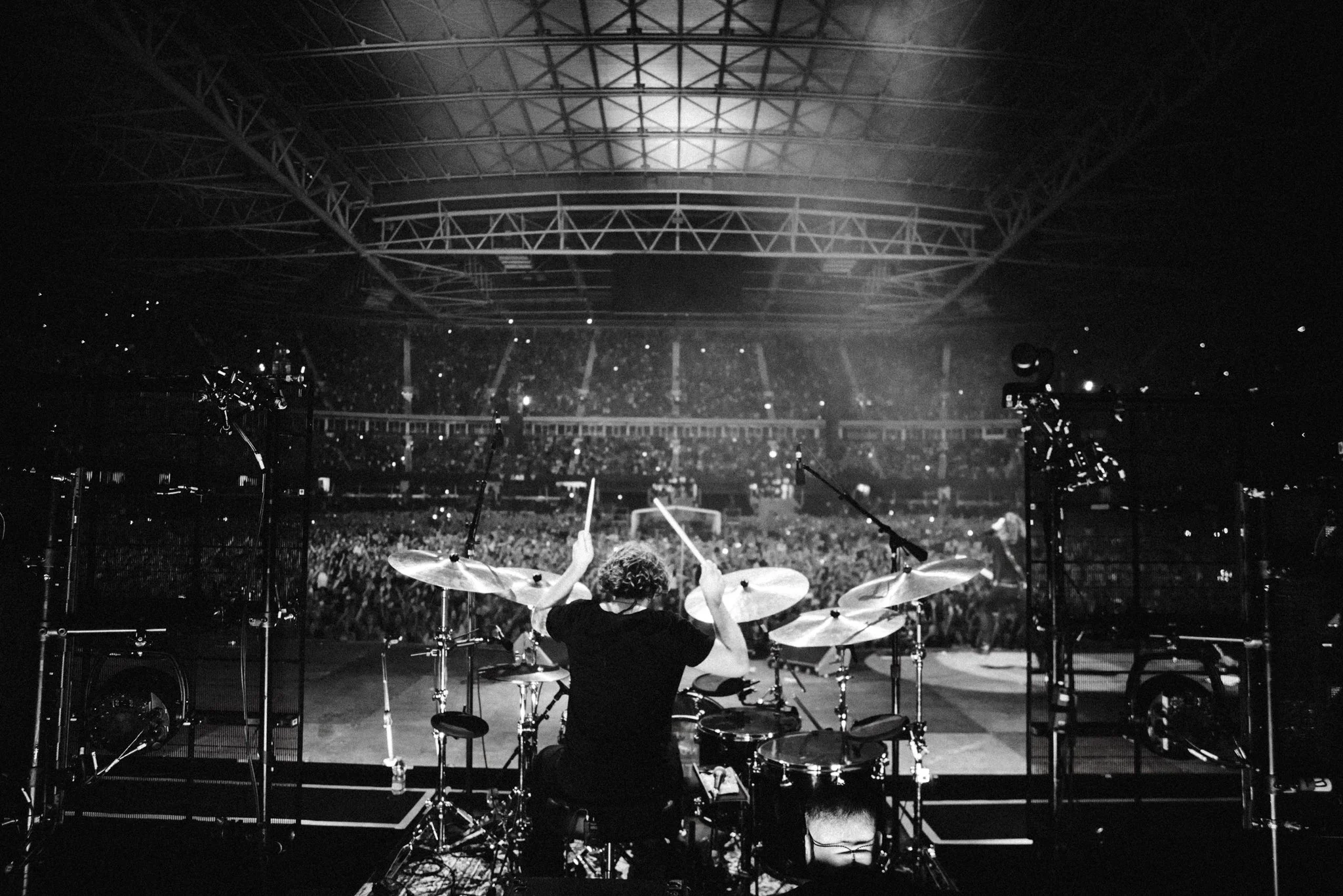 James Compton playing at Cardiff Stadium