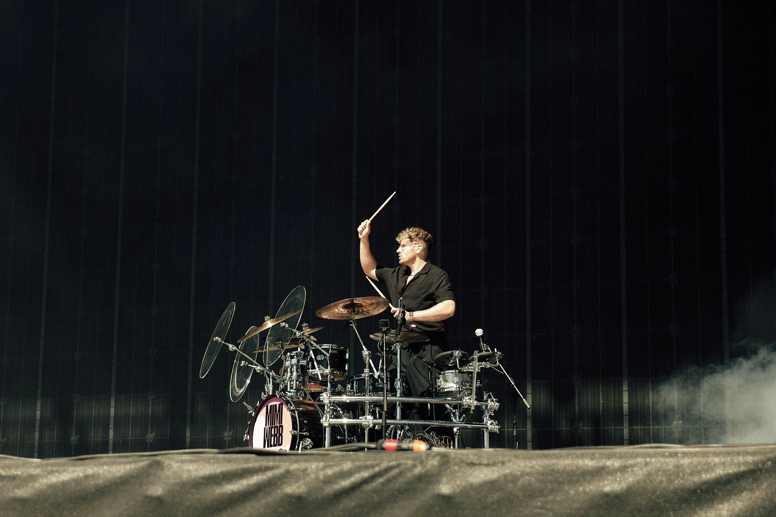 James Compton on stage