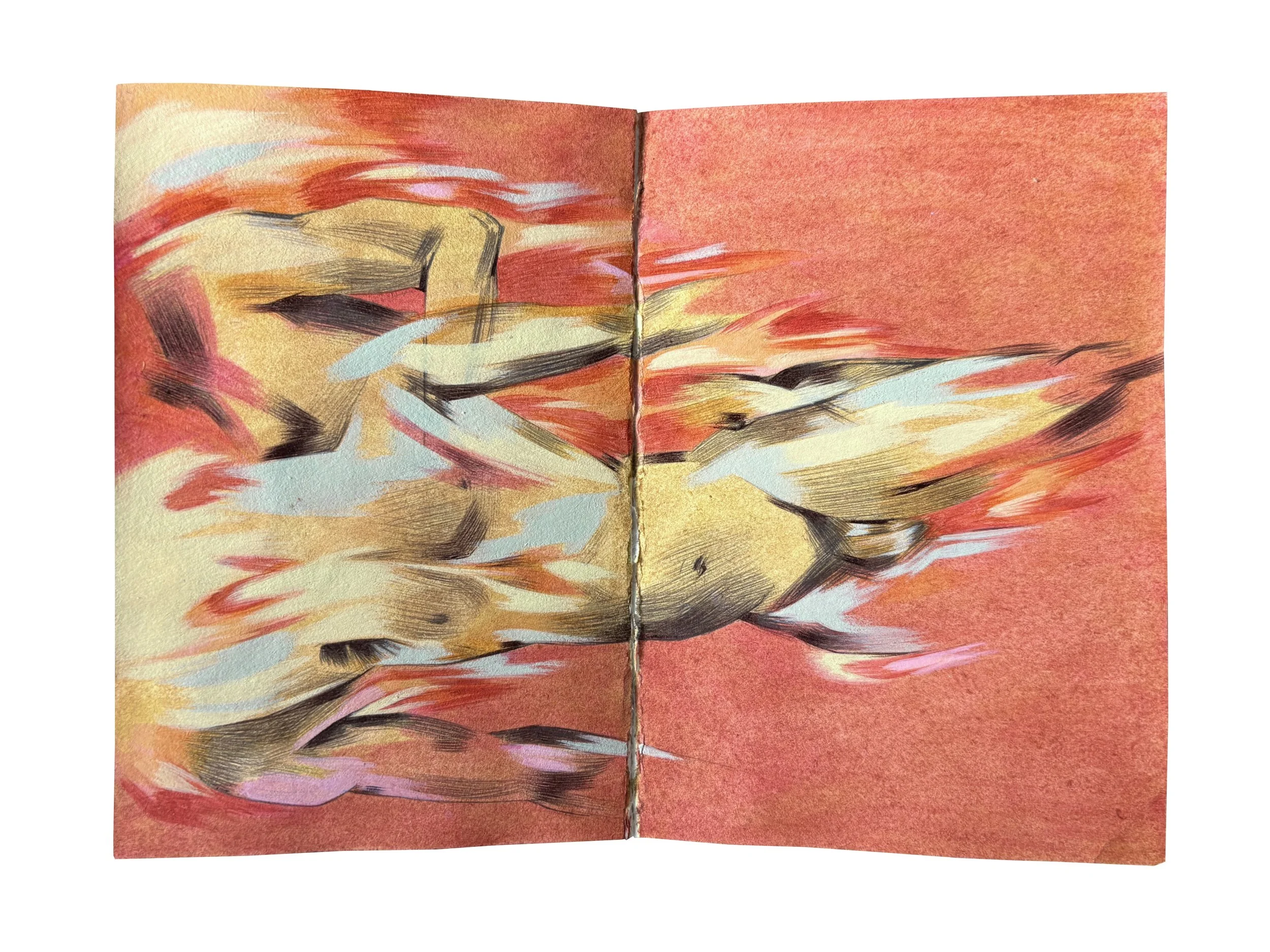 life drawing part IV turned into a lively bonfire.