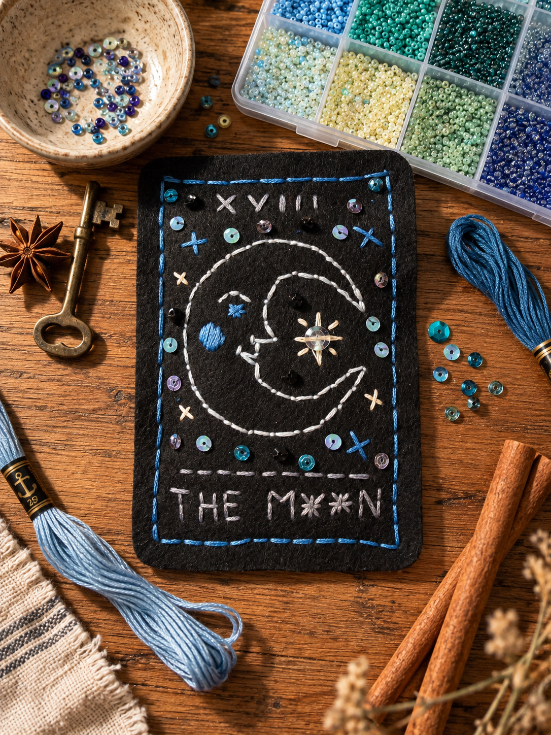 10/15 - Beaded Tarot Card at Bale Breaker & Yonder 6-8pm