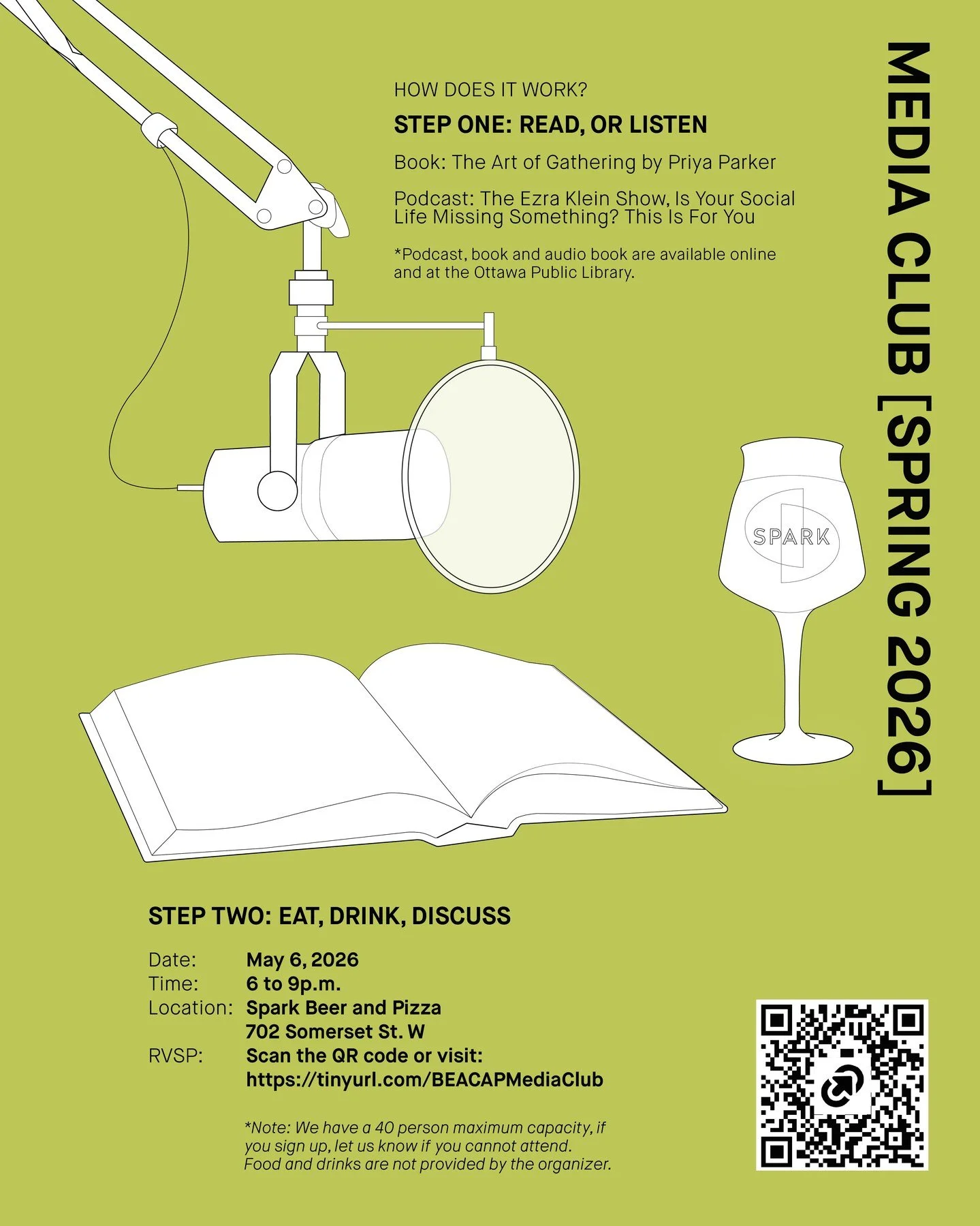 We are excited to introduce the 𝗕𝗘𝗔𝗖𝗔𝗣 𝗠𝗲𝗱𝗶𝗮 𝗖𝗹𝘂𝗯: the book club with more media options.

Our very first session will focus on 𝘛𝘩𝘦 𝘈𝘳𝘵 𝘰𝘧 𝘎𝘢𝘵𝘩𝘦𝘳𝘪𝘯𝘨, 𝘏𝘰𝘸 𝘞𝘦 𝘔𝘦𝘦𝘵 𝘢𝘯𝘥 𝘞𝘩𝘺 𝘪𝘵 𝘔𝘢𝘵𝘵𝘦𝘳𝘴, by Priya Par