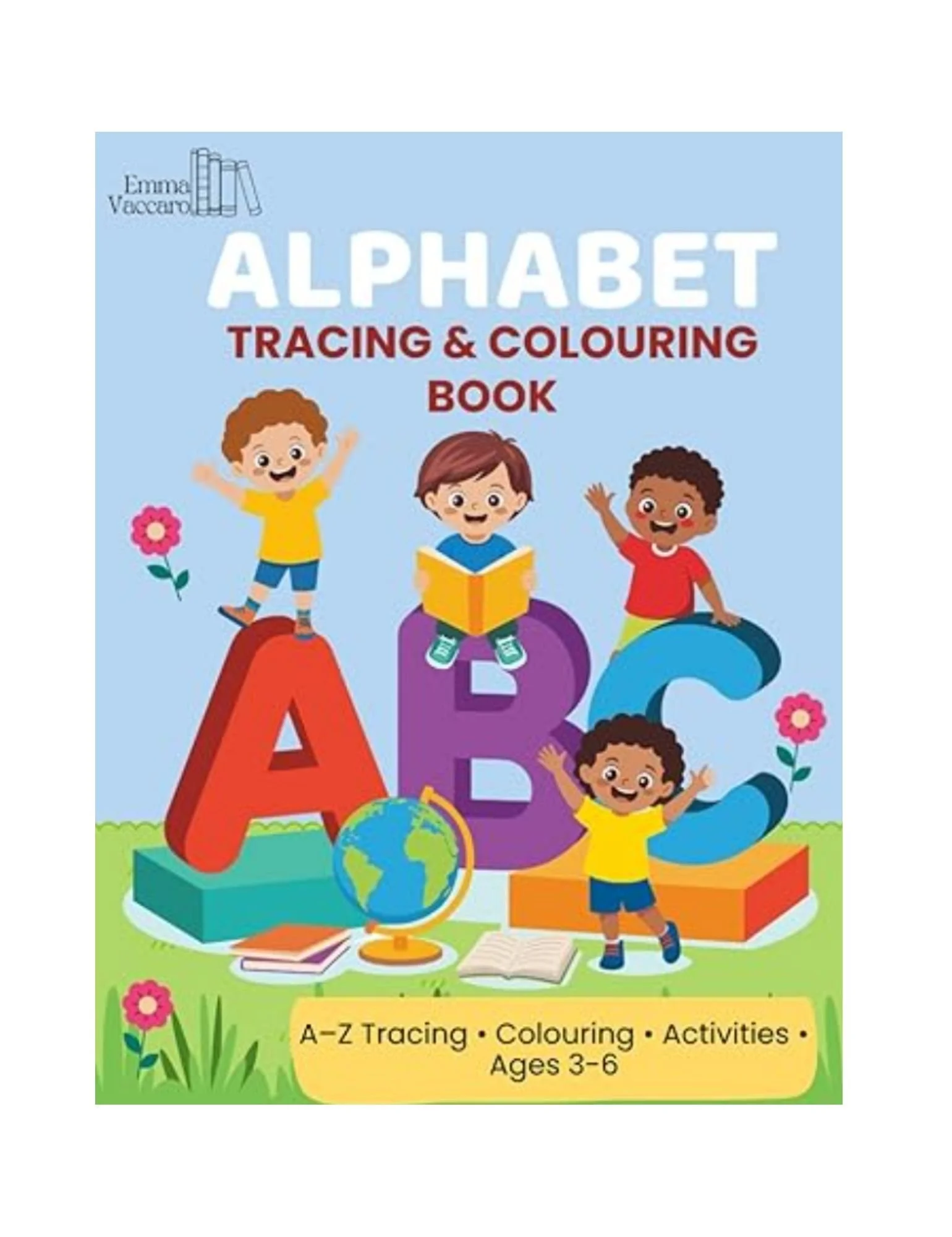 Alphabet Tracing and Colouring Book