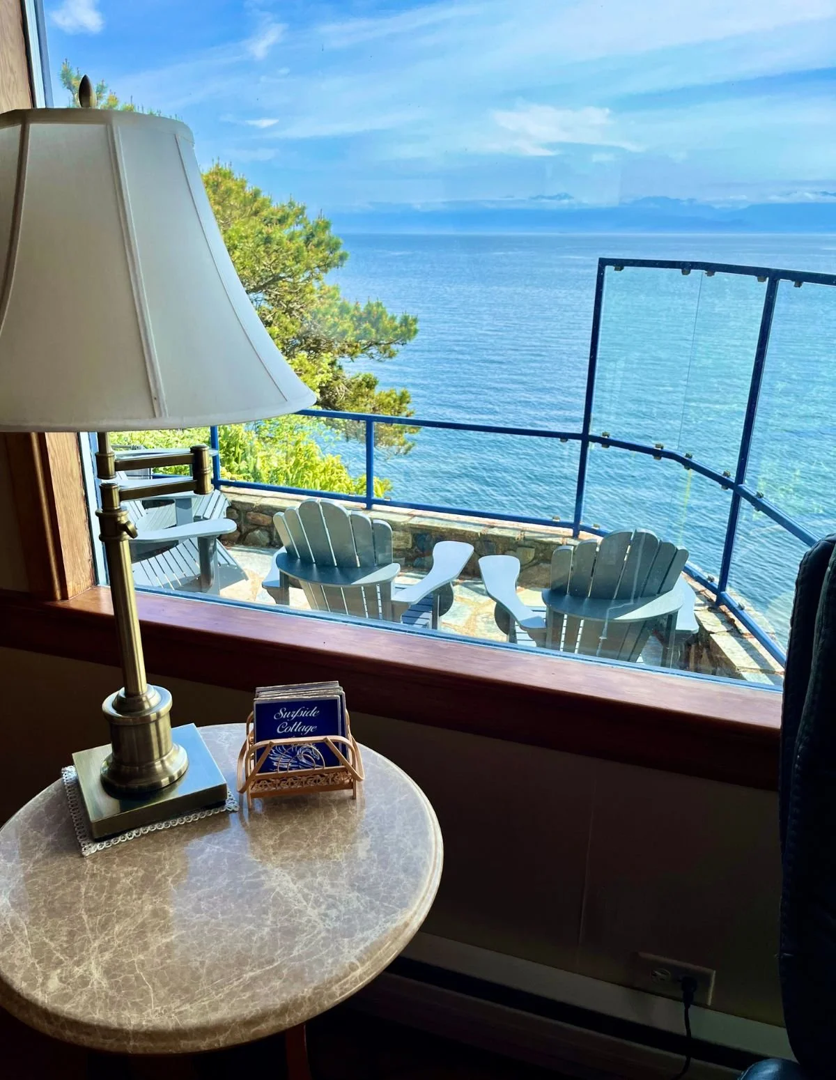 Views from livingroom, Surfside Cottage, Sooke, BC
