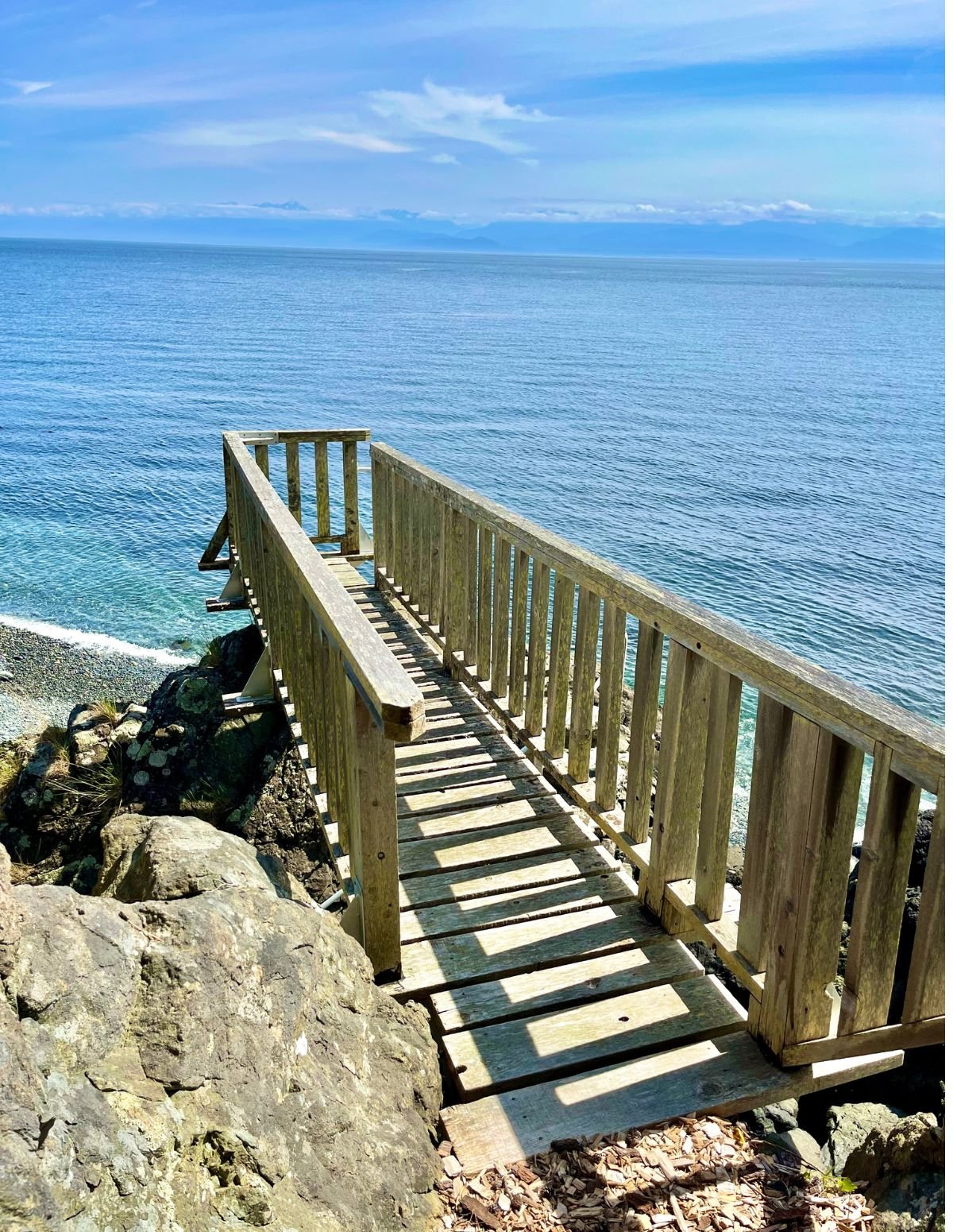 Views from the dock, Surfside Cottage, Sooke, BC
