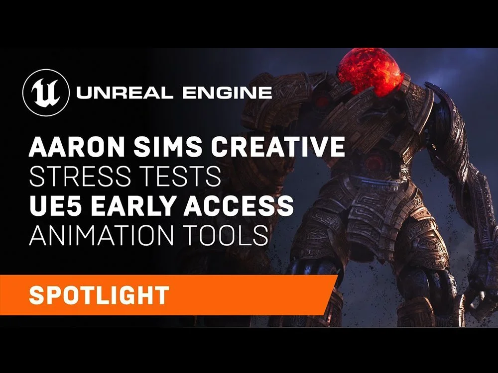 Unreal: Aaron Sims Creative Stress Tests UE5 Early Access Animation Tools | Spotlight | Unreal Engine