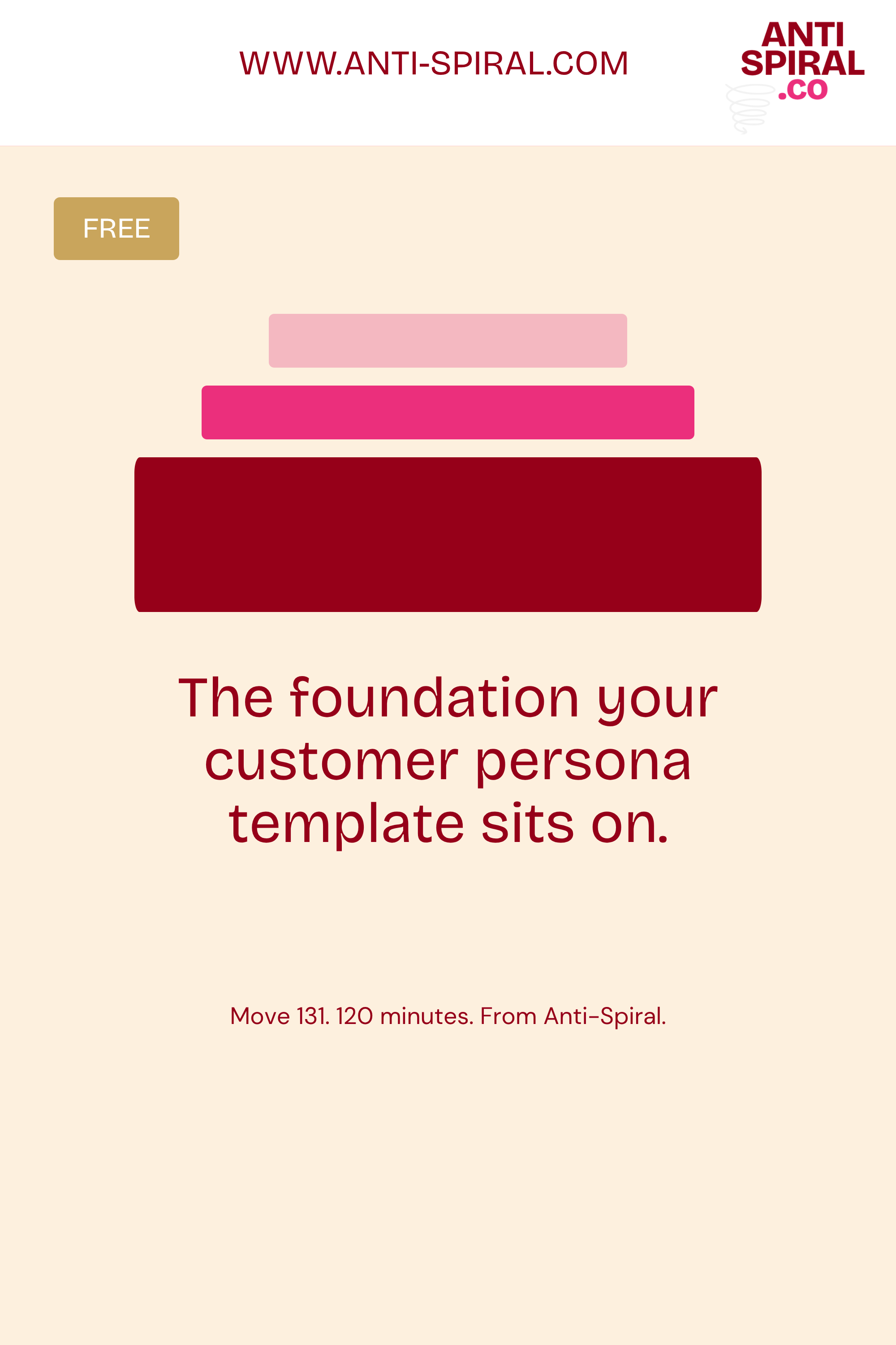 Free setup your customer persona file plugs into.