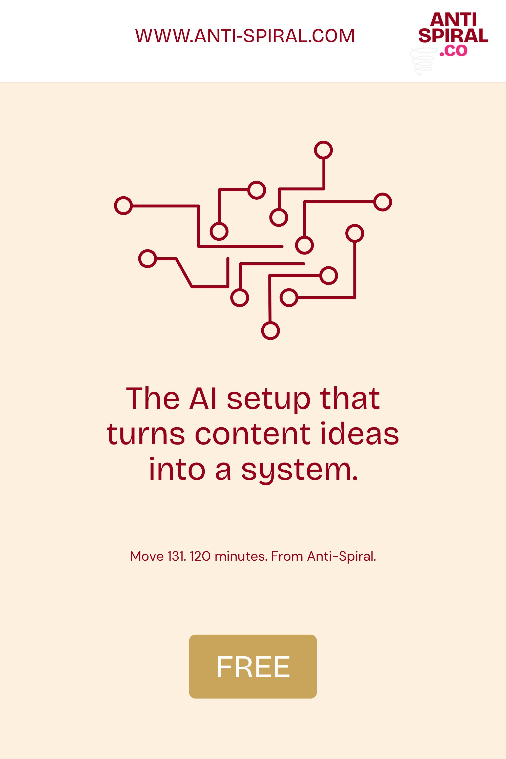 Free AI setup that turns content ideas into a system.