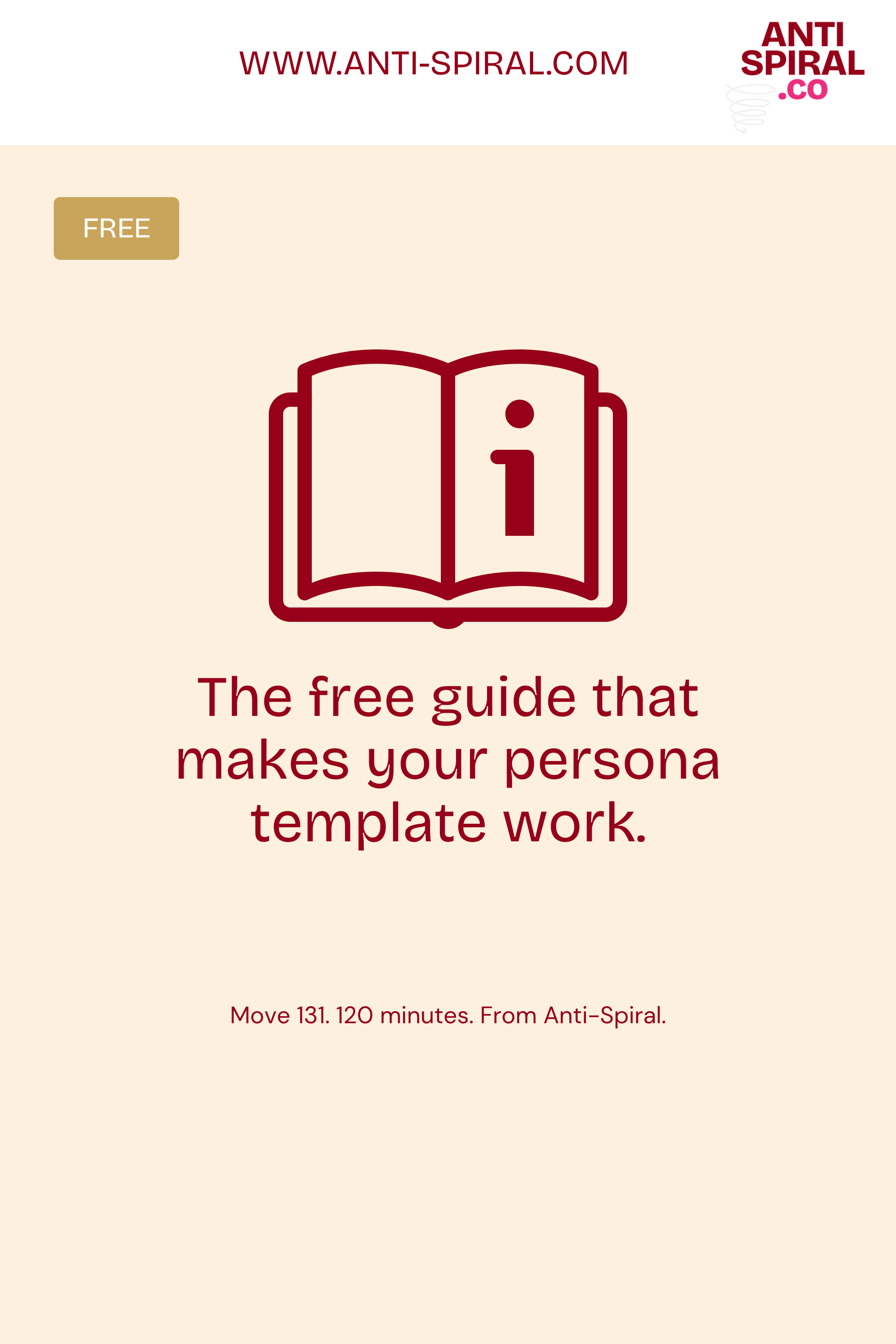 Why customer personas never get used and the free fix.
